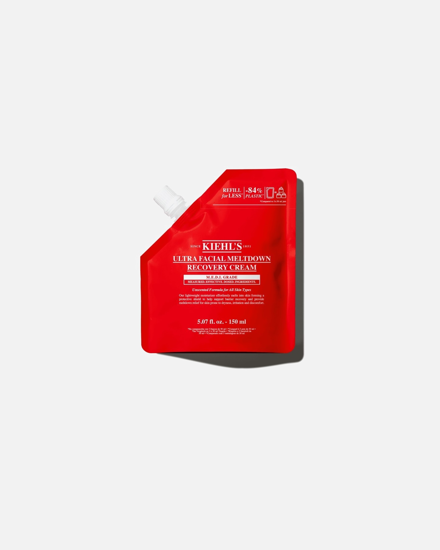 Crema facial para Unisex Kiehl’s Ultra Facial Meltdown Recovery 150 ml - Refill