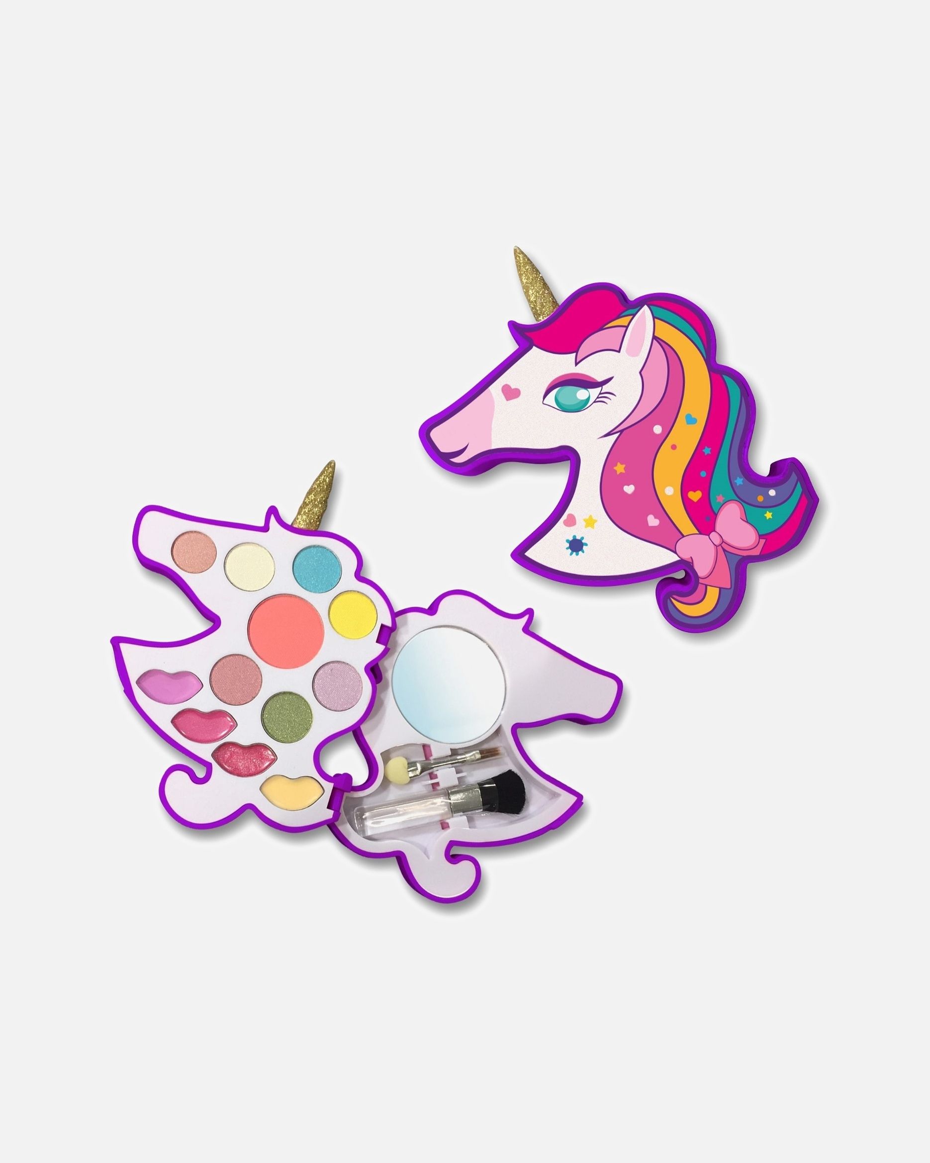 Maquillaje ojos niños para Unisex Unicorn Love Estuche 1 Pieza