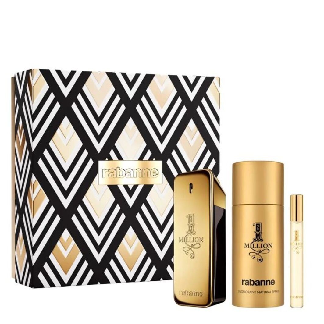 Rabanne 1 Million Gift Set — textura e acabamento