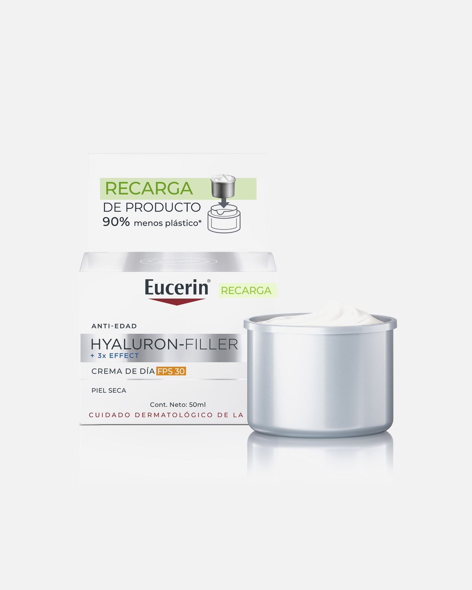 Crema facial para Unisex Eucerin Eucerin Hyaluron-Filler Día FPS 30 50 ml