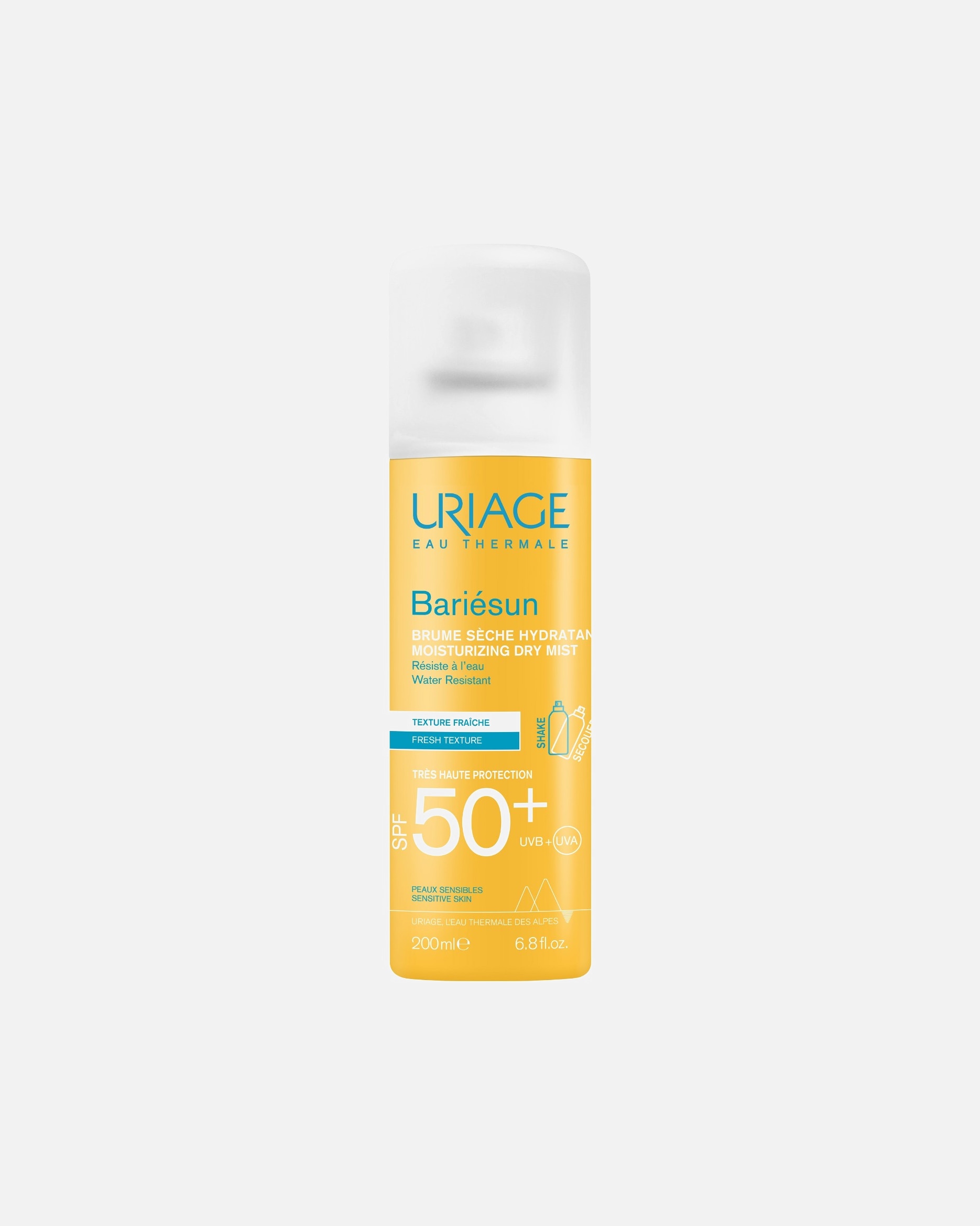 Spray solar para Unisex Uriage Bariésun Bruma Seca SPF50+ 200 ml