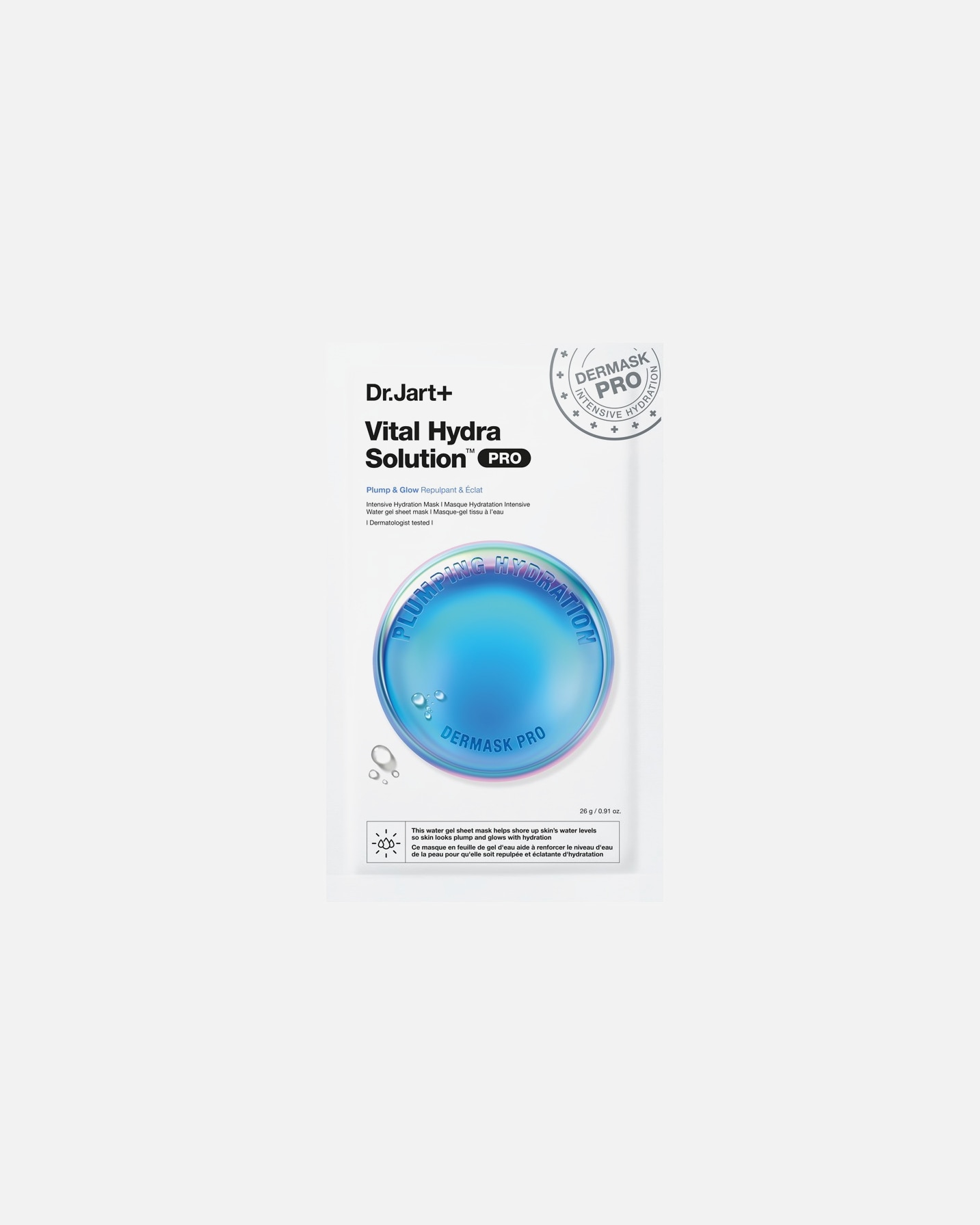 Mascarilla de tela para Unisex Dr. Jart+ Dermask Dermask Vital Hydra Solution Pro 26 g