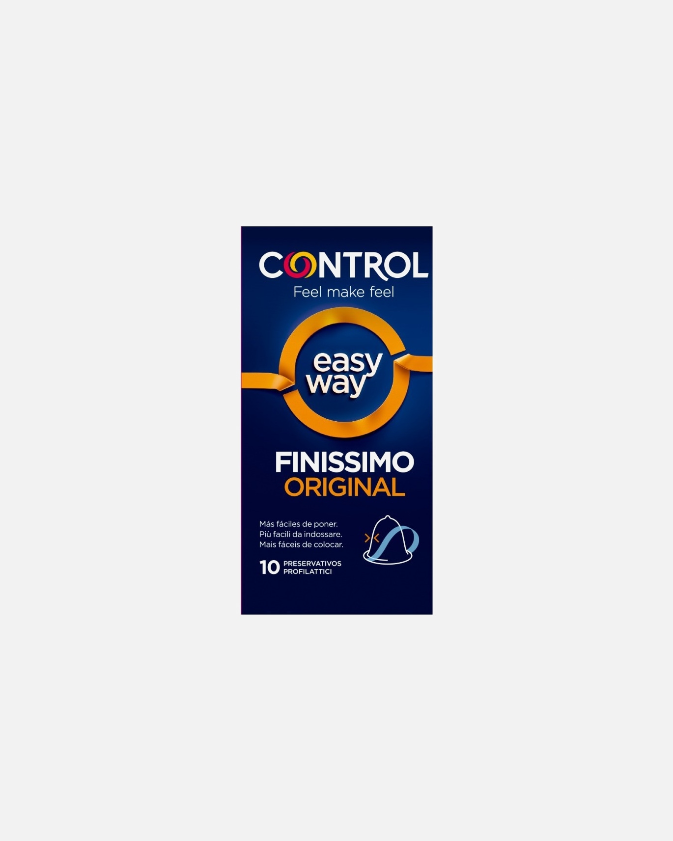 Preservativos para Hombre Control Preservativos Finissimo Easy Way 10 Uds 10 UN