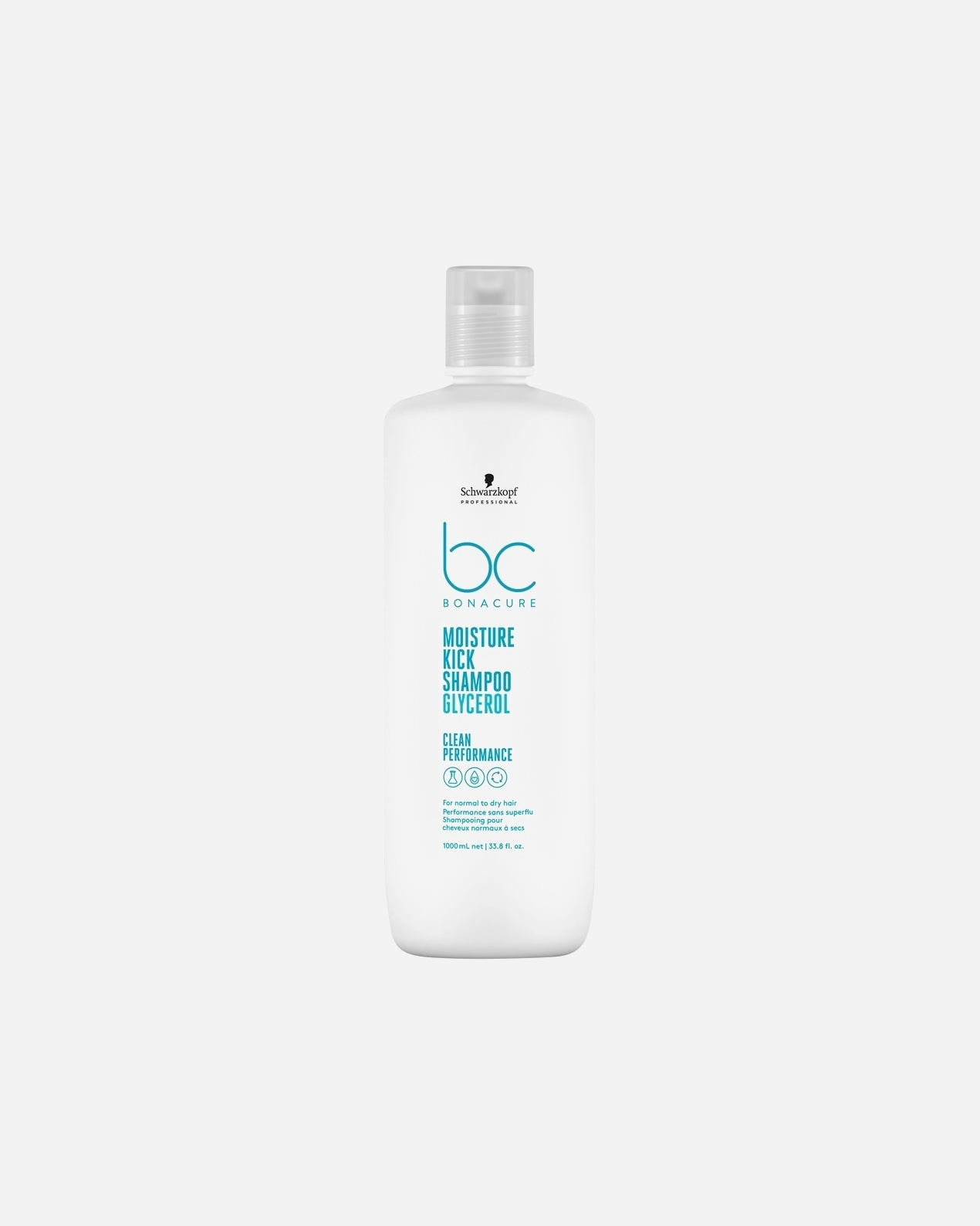Champú capilar para Unisex Schwarzkopf Professional BC BONACURE Hyaluronic Moisture Kick Moisture Kick Shampoo 1000 ml
