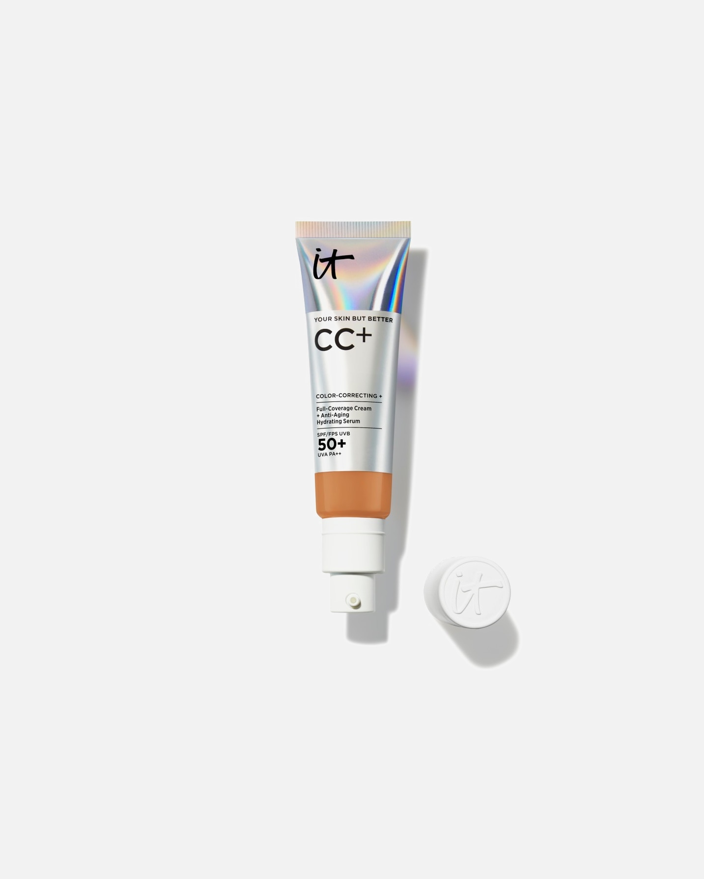Crema CC para Unisex IT Cosmetics Your Skin But Better Base de Maquillaje con SPF 50+ Rich Honey