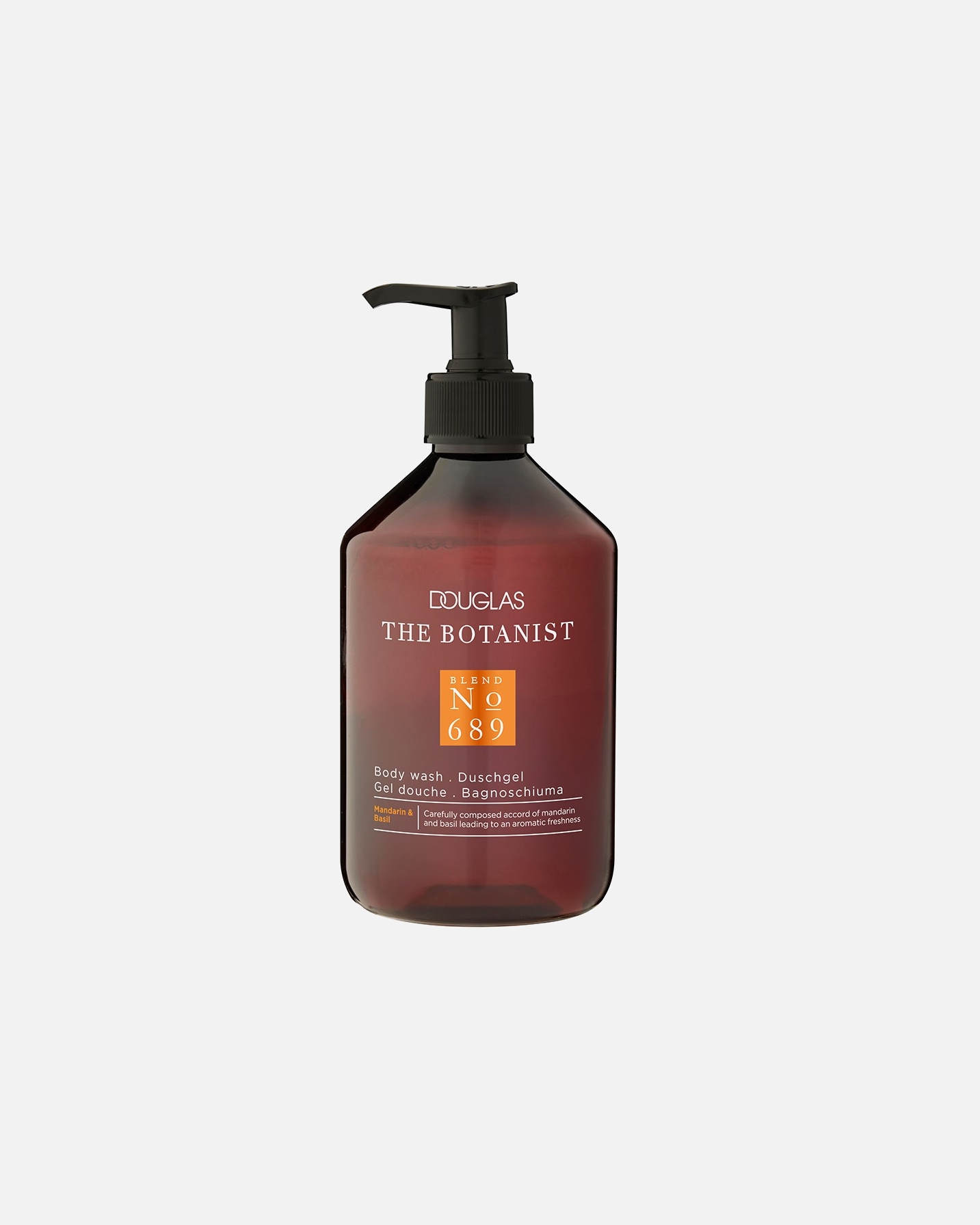 Gel de ducha para Unisex Douglas Collection The Botanist Mandarin & Basil 500 ml