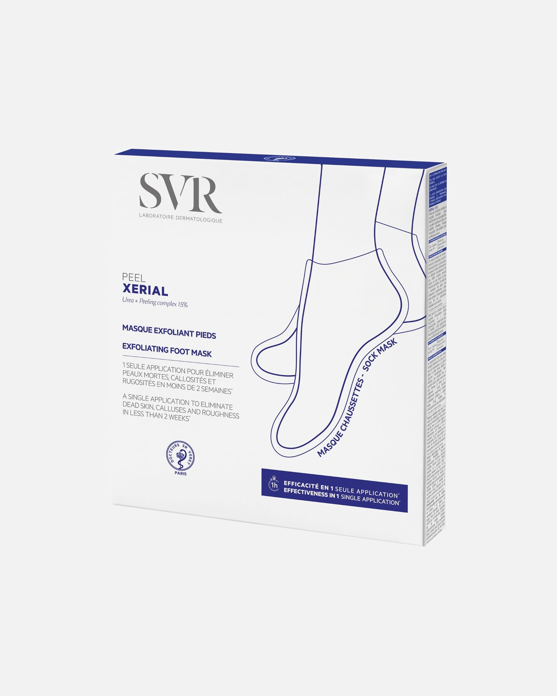 Crema de pies para Unisex SVR Xerial Mascarilla Exfoliante 40 ml