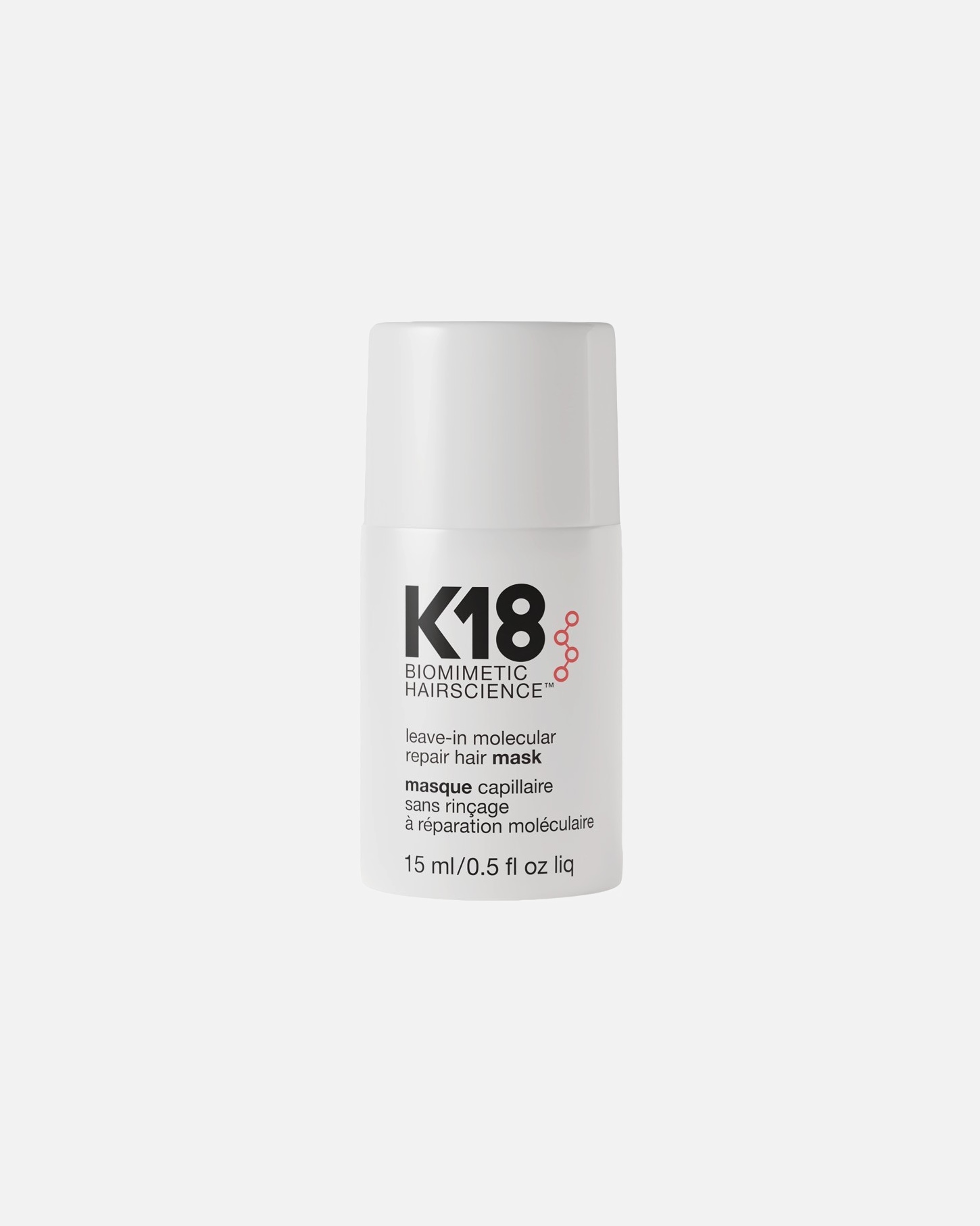 Mascarilla capilar para Unisex K18 Leave-In Molecular Repair Hair 15 ml
