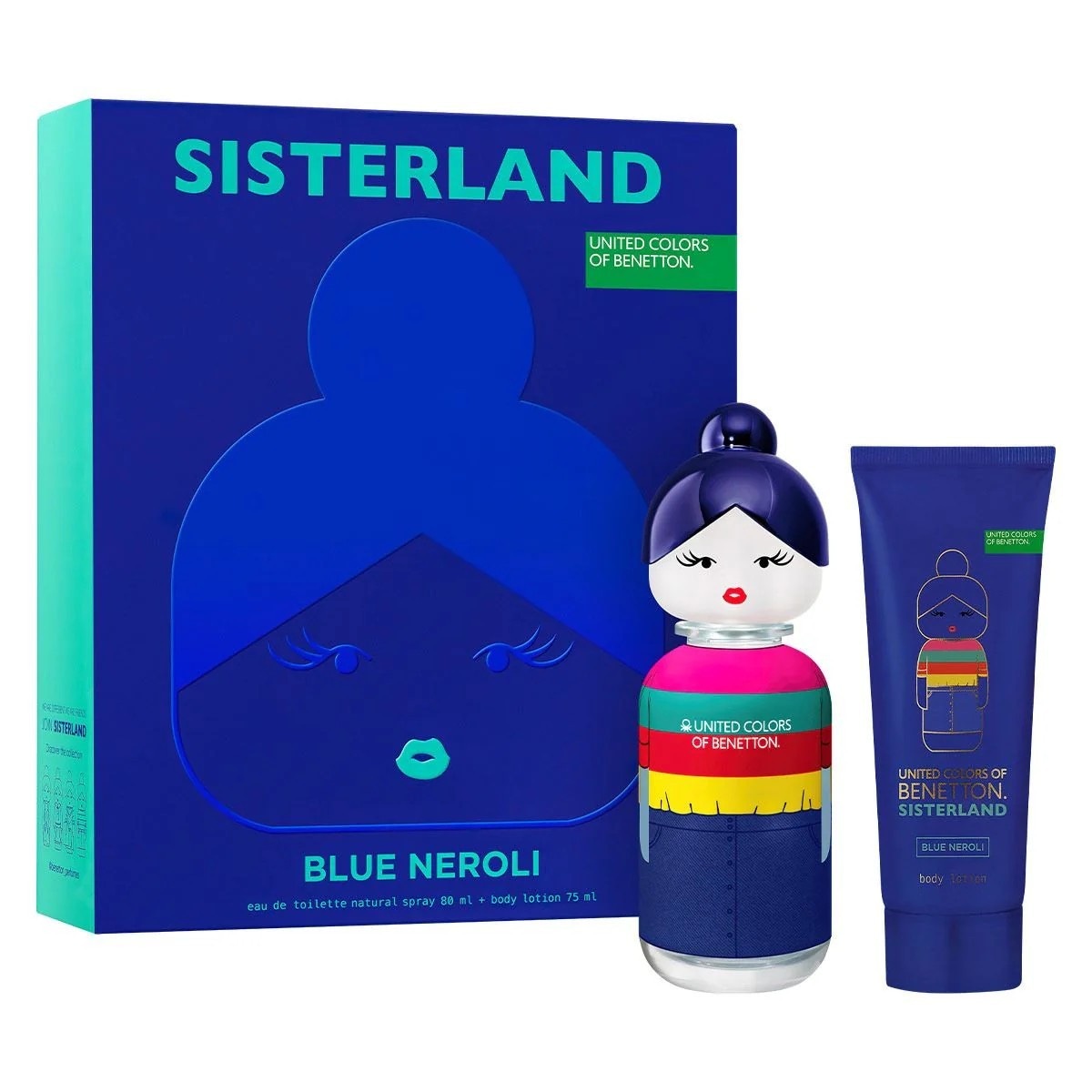 Benetton Gift Set Blue Neroli Gift Set — textura e acabamento