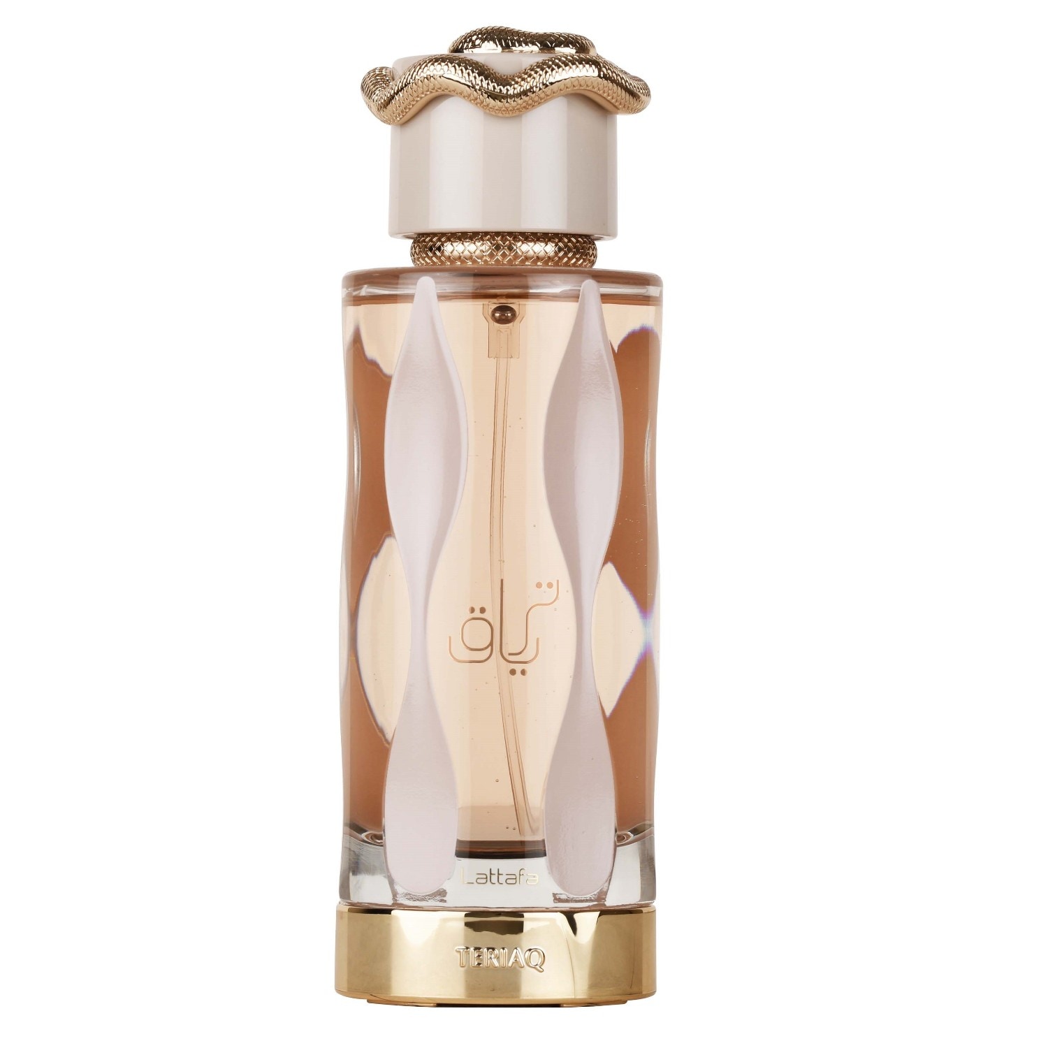 Lattafa Teriaq Eau de Parfum — textura e acabamento