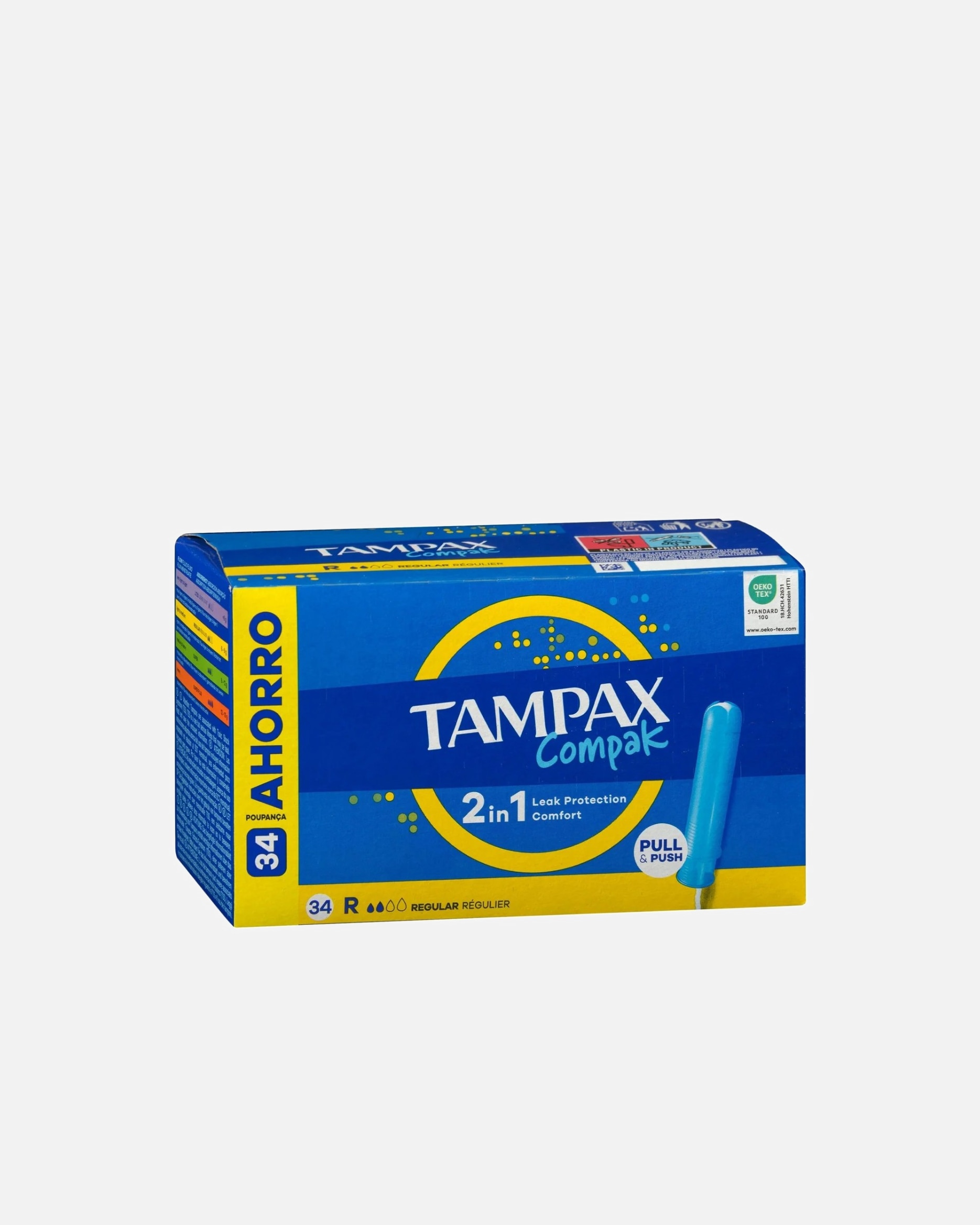 Salva slip para Unisex Tampax Tampones regular Tampax Compak con aplicador 10 g