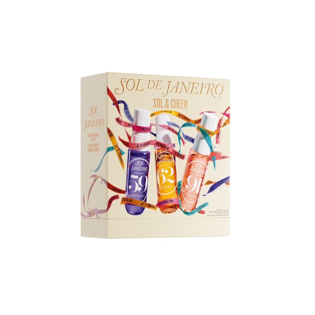 Sol de Janeiro Brazilian Crush Sol & Cheer Gift Set Perfume Mist — textura e acabamento