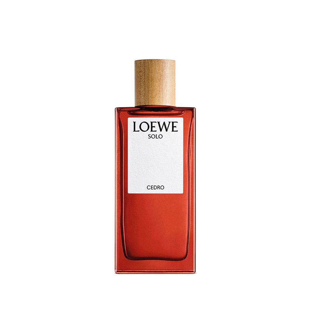 Loewe Solo Cedro Eau de toilette — textura e acabamento