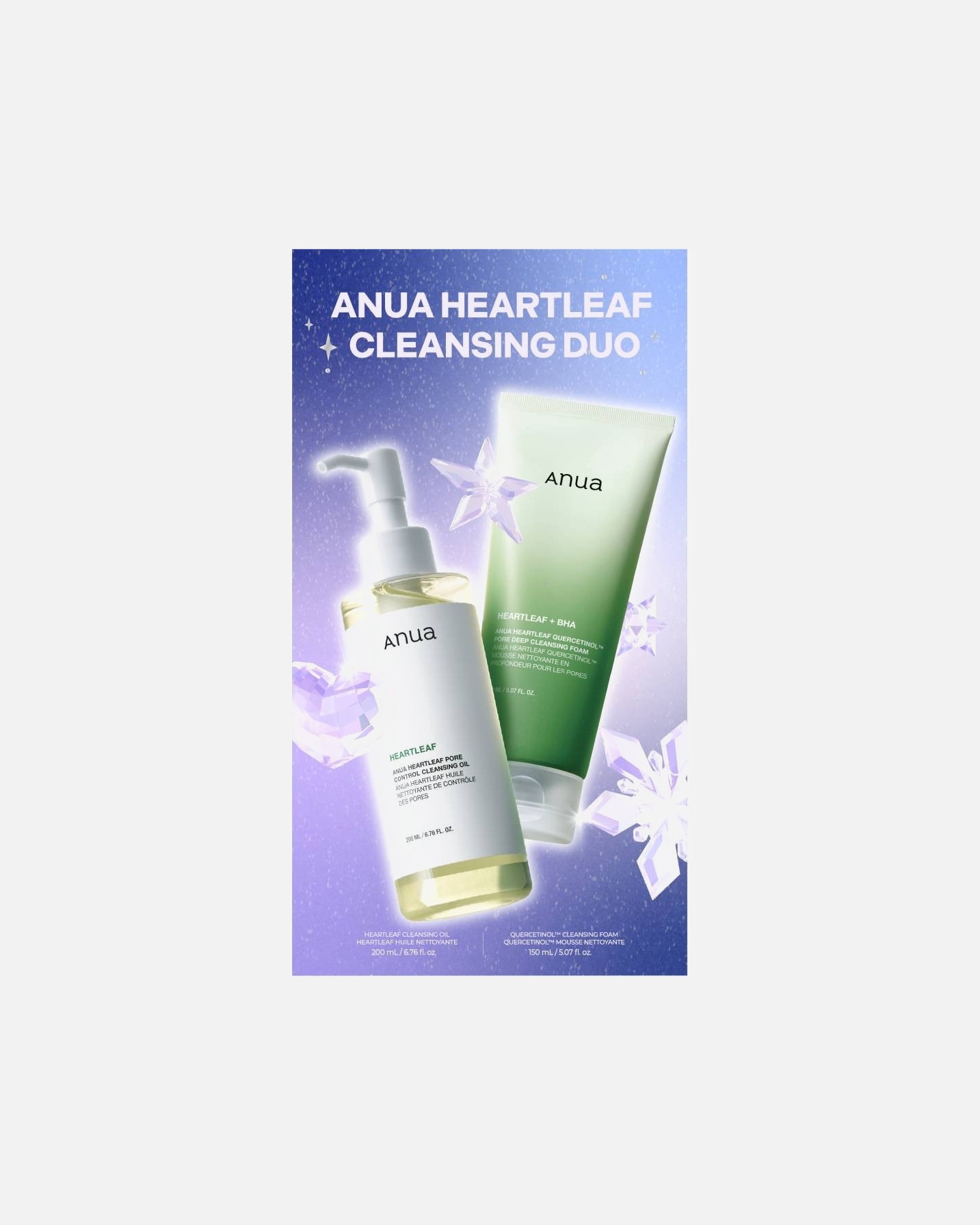 Set de tratamiento facial para Unisex Anua Heartleaf Holiday Cleansing Duo 1 Pieza