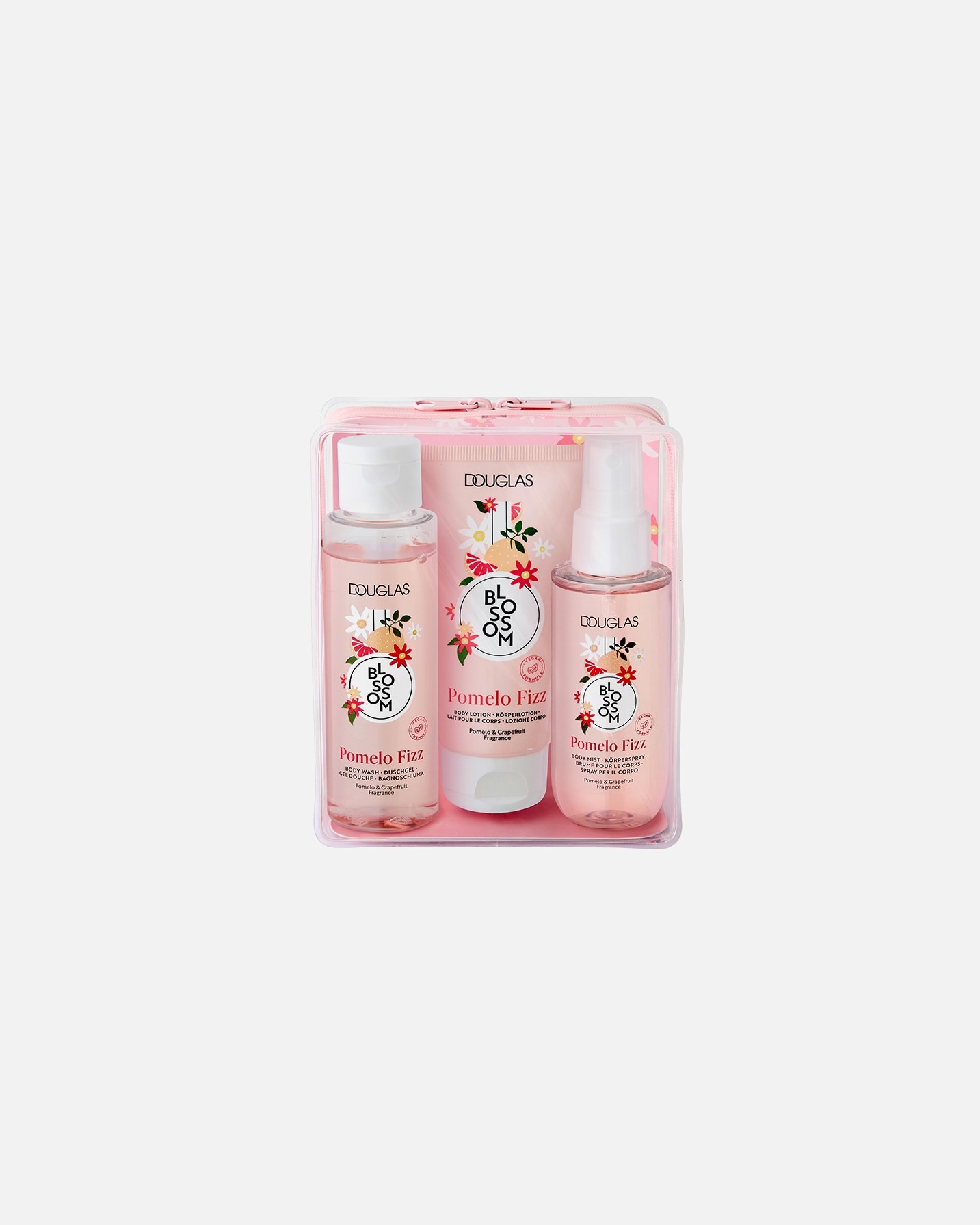 Cofre higiene personal para Unisex Douglas Collection Blossom Pomelo Fizz Travel Set 1 Un