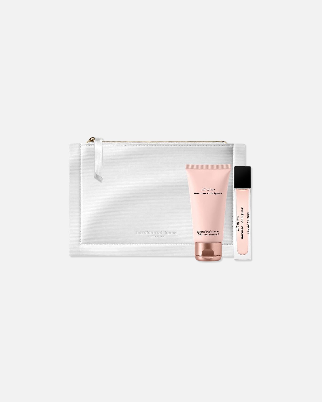para Mujer Narciso Rodriguez Por la compra de una fragancia Narciso Rodriguez All of Me de 50ml o 90 ml. Excluidos de la promoción artículos que sean enviados a través de nuestros Douglas Partner.