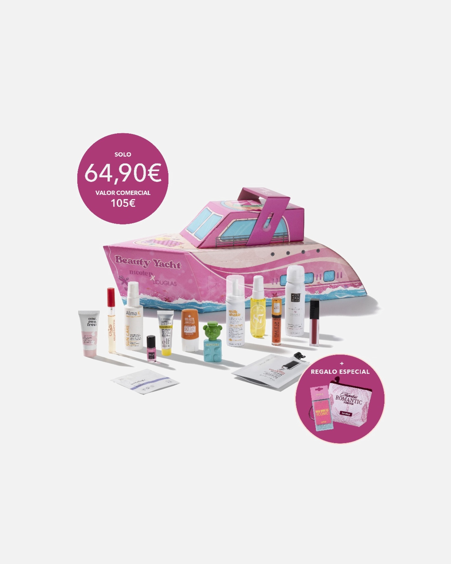 Set de tratamiento facial para Unisex Douglas Collection Summer Beauty Yacht 1 Un