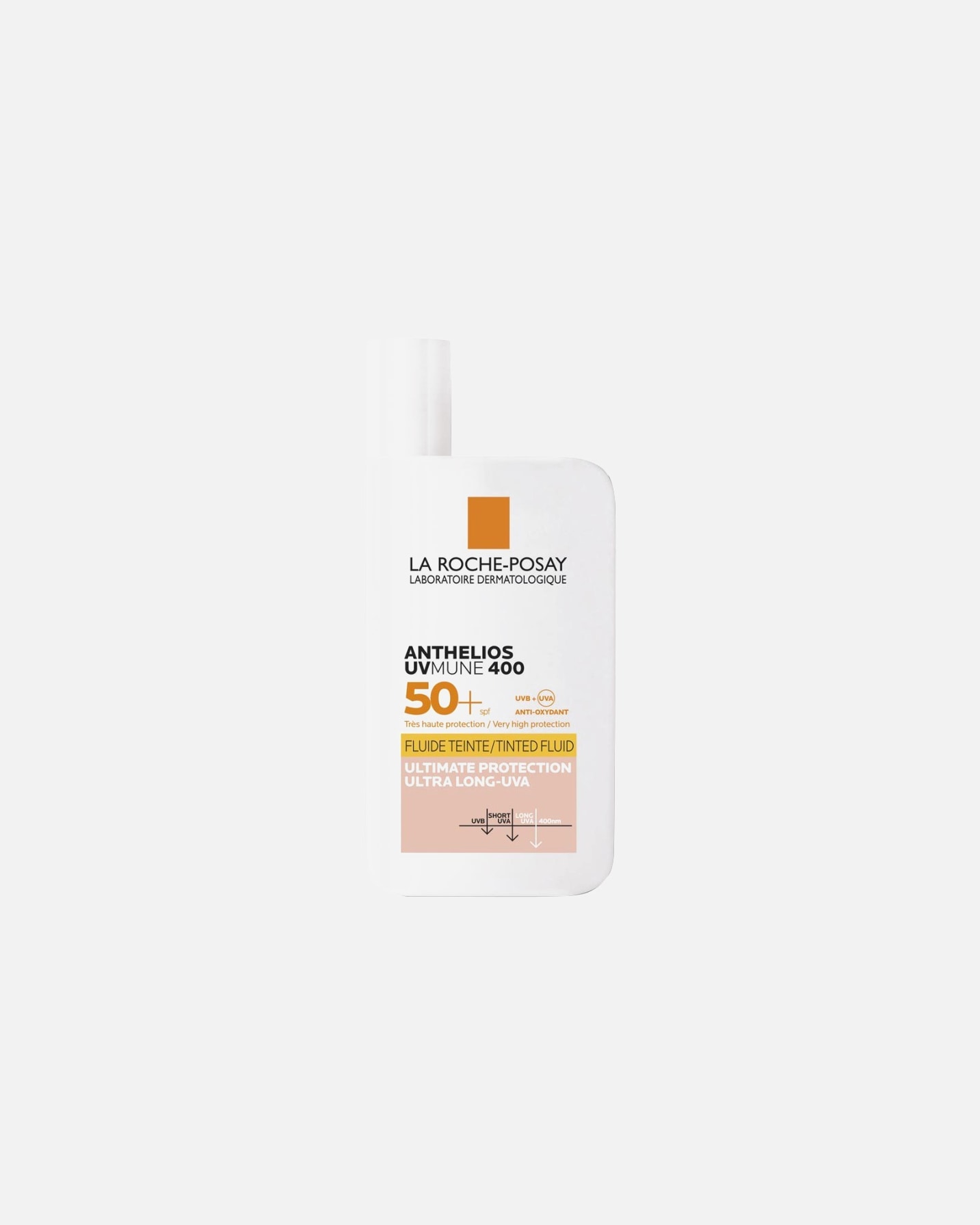 Crema solar para Unisex La Roche-Posay Anthelios UV-MUNE 400 FLUIDO INVISIBLE SPF50+ CON COLOR 50 ml
