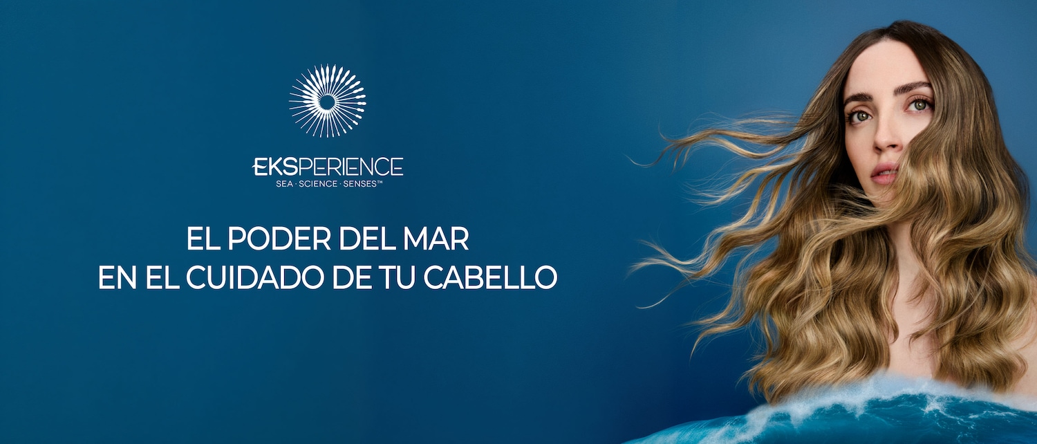 Descubre el poder del mar en el cuidado de tu cabello con Eksperience, una marca que fusiona ciencia y sentidos para una experiencia capilar única.