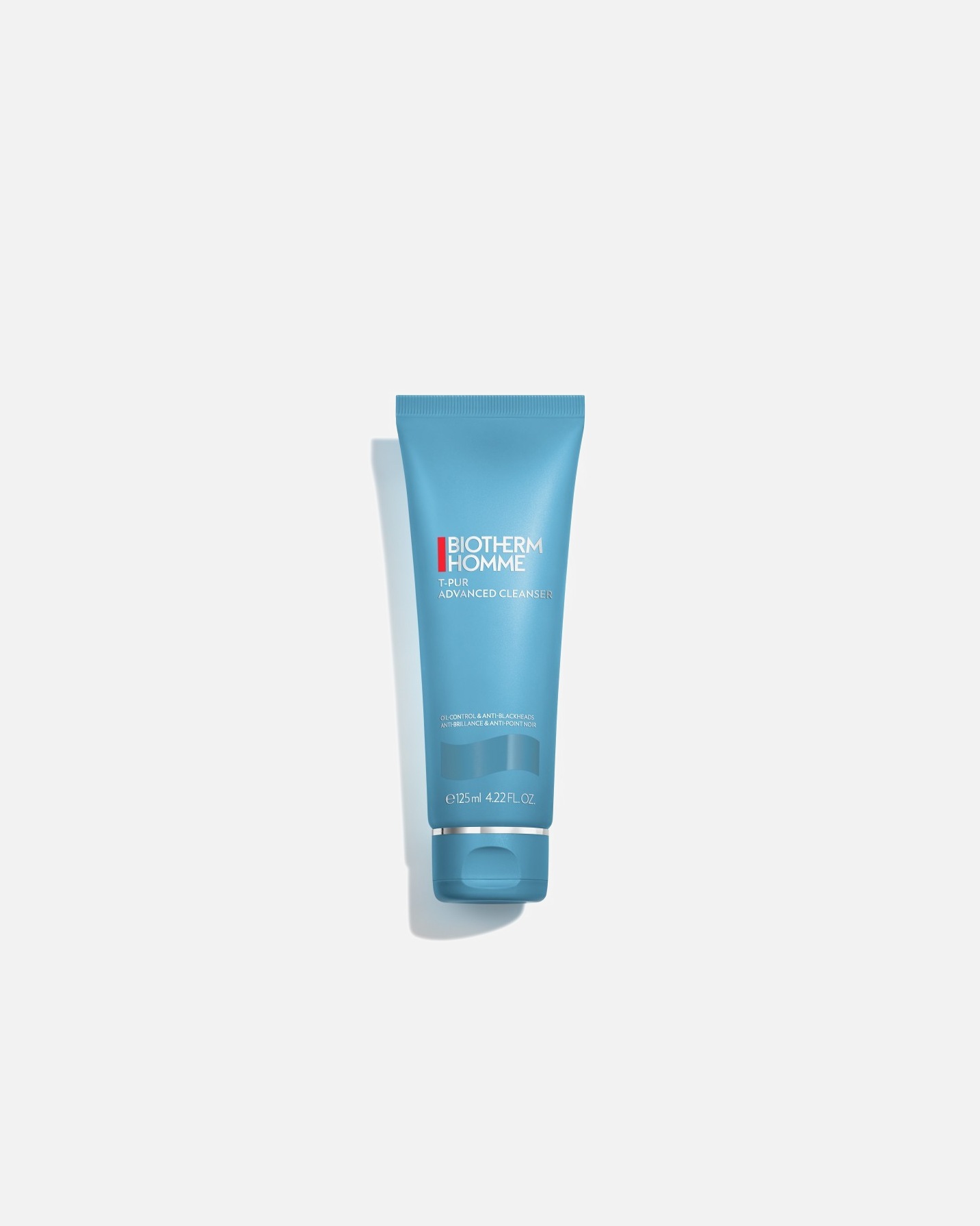 Crema limpiadora para Unisex Biotherm Homme T Pur Advanced Cleanser Control de Grasa y Antipuntos Negros 125 ml