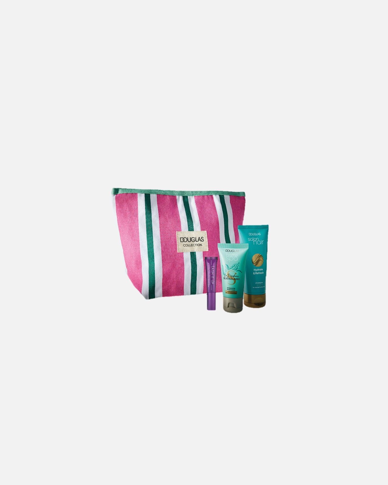 para Unisex Douglas Pouch con minitallas por a compra de dos productos de Douglas Collection con un valor mínimo de 25€. Excluidos articulos del Douglas Partner y Click&Collect