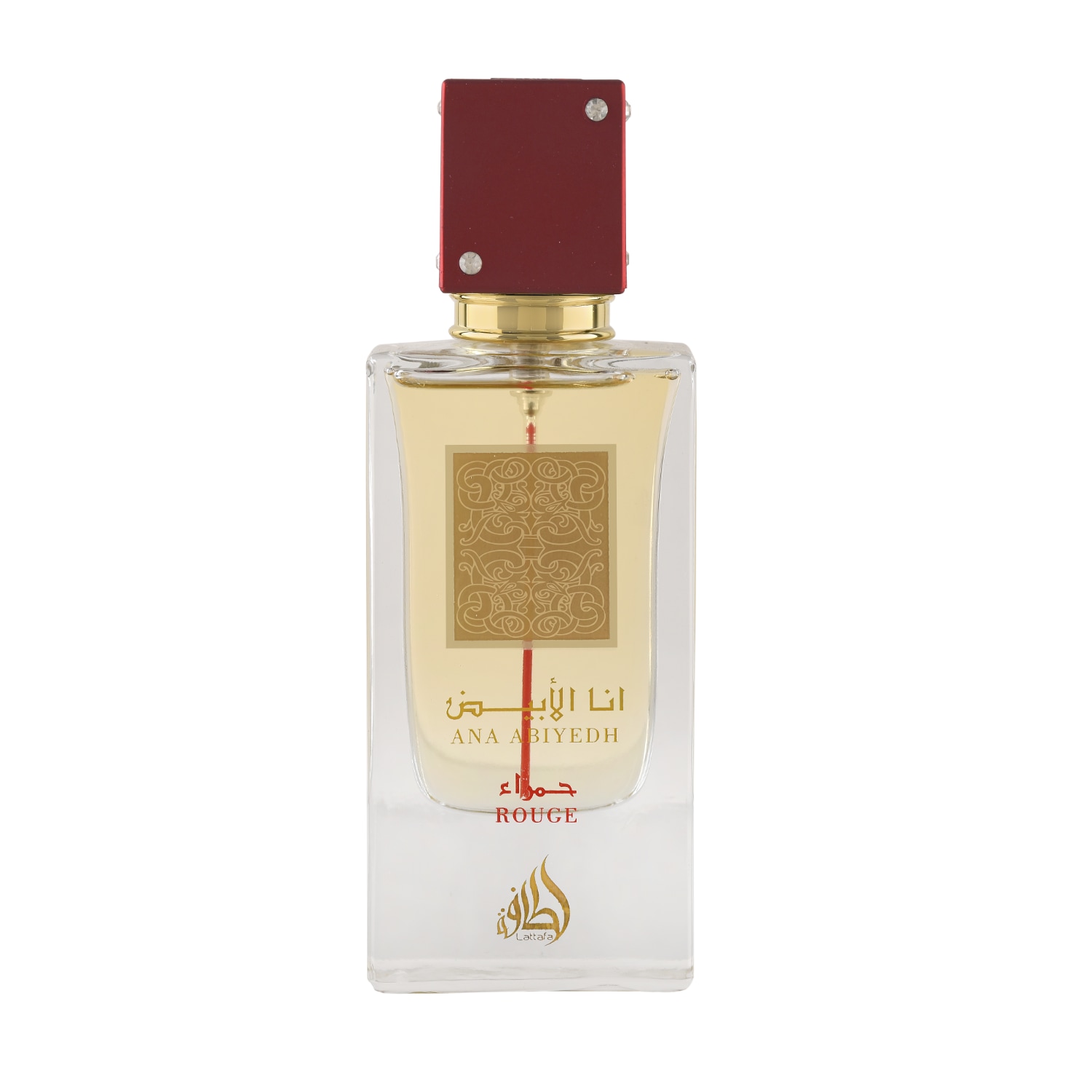 Lattafa Ana Abiyedh Rouge Eau de Parfum — textura e acabamento