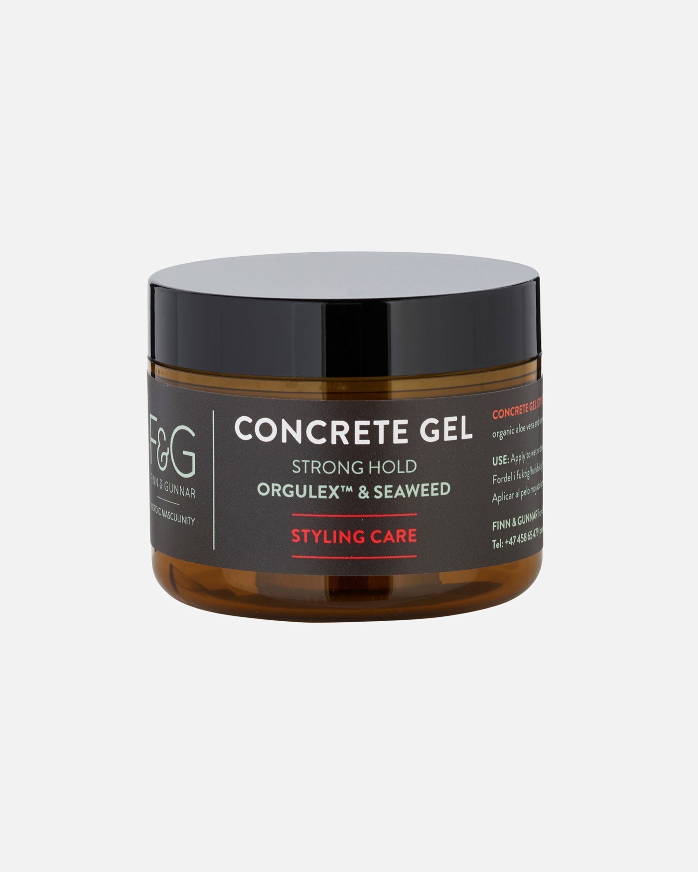 Gel capilar para Hombre Finn & Gunnar Nordic Masculinity Concret Strong Hold 100 ml