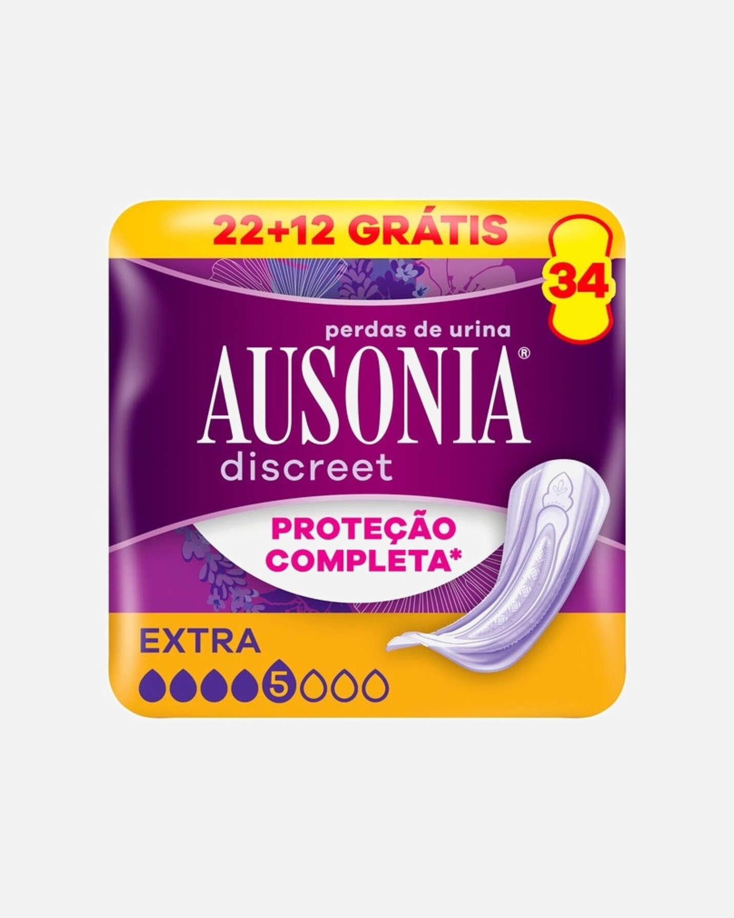Salva slip para Unisex Ausonia Discreet Extra para Incontinencia 34 Unidades