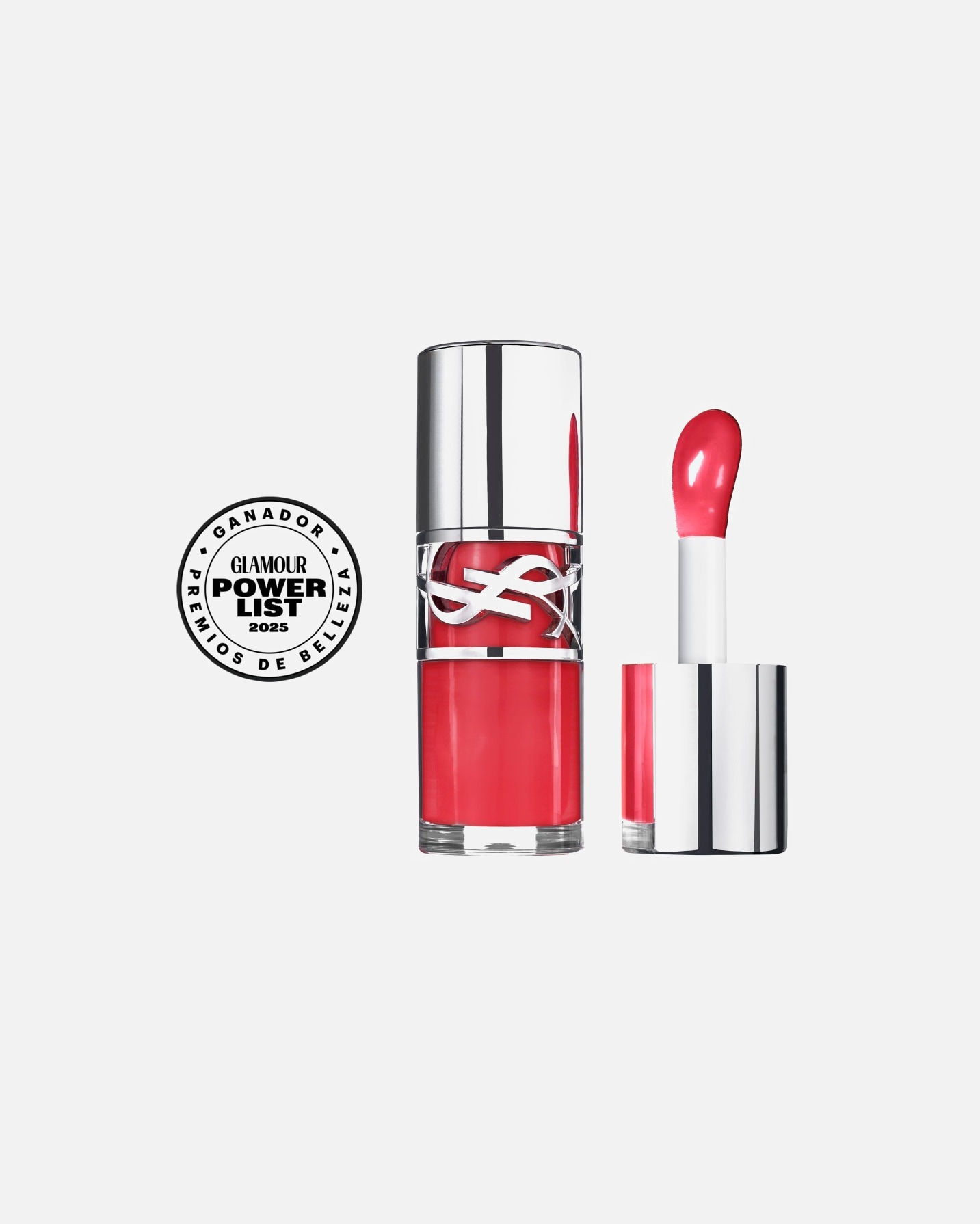 Brillo de labios para Unisex Yves Saint Laurent Loveshine Plumping Lip Oil Gloss Rosa Strawberry Star