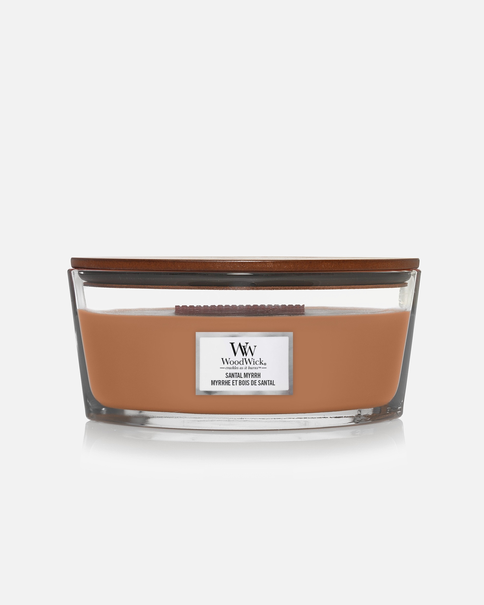 Vela para Unisex WoodWick ELIPSE SANTAL MIRRA 453 g