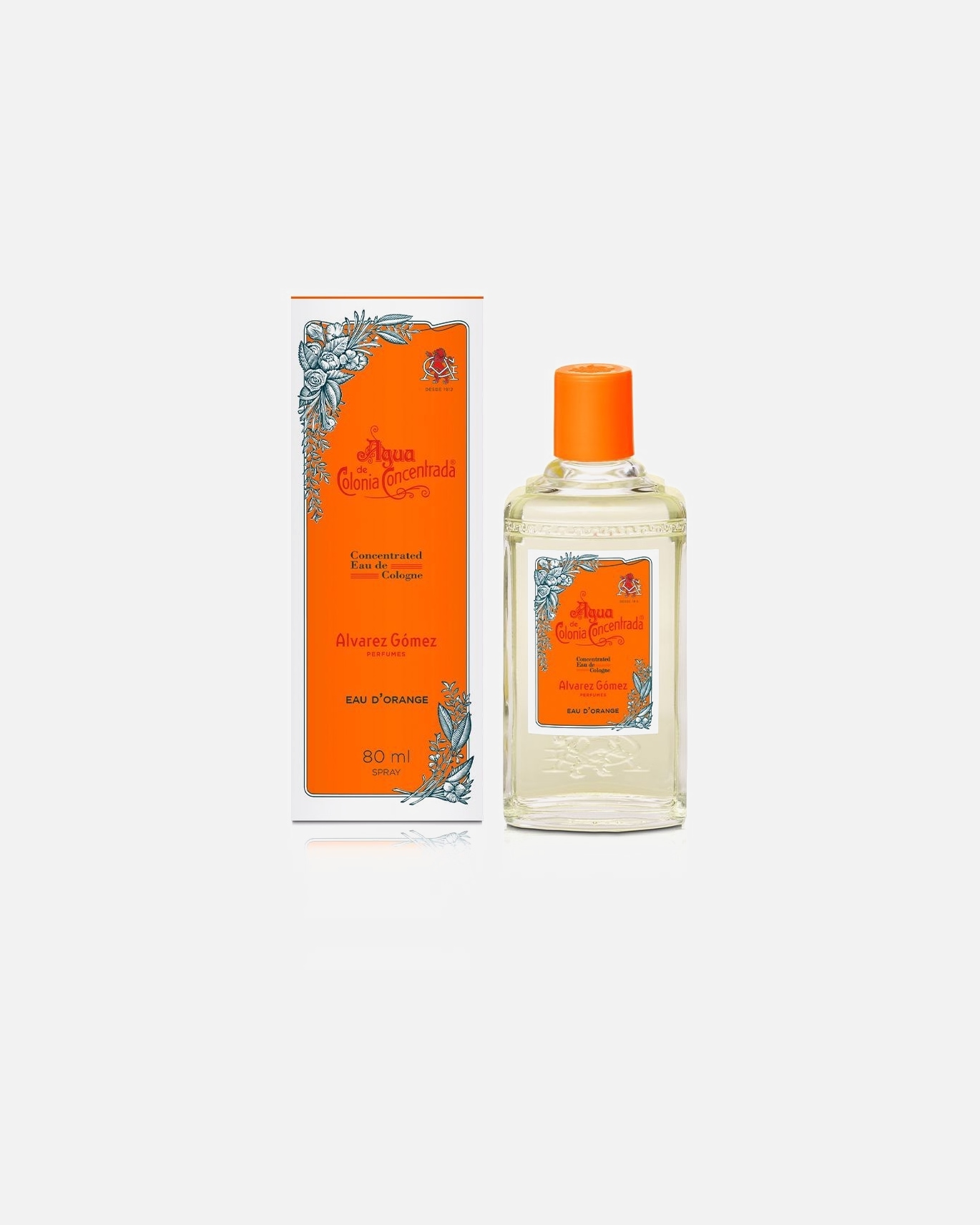 Eau de Cologne para Unisex Alvarez Gomez Agua De Colonia Concentrada Eau D'Orange 80 ml