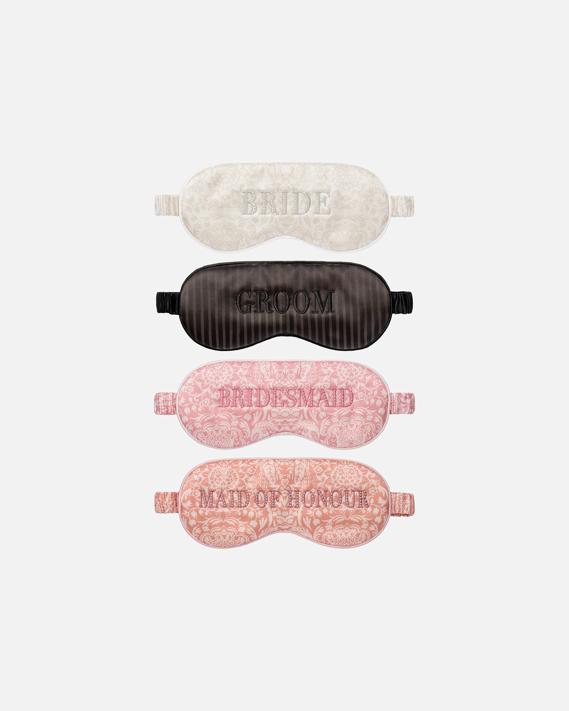 Antifaz para dormir para Unisex Slip Pure Silk Sleep Mask Maid of Honour 1 Un