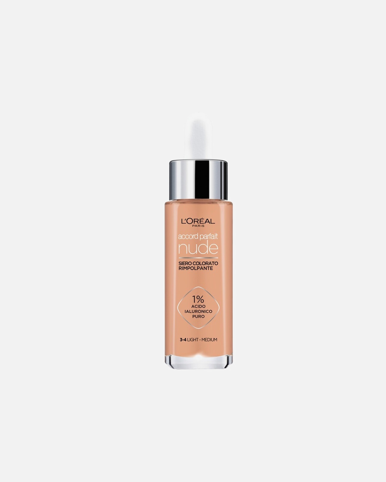 Base para Mujer L’Oréal Paris Accord Parfait Nude Sérum 3-4 LIGHT - MEDIUM