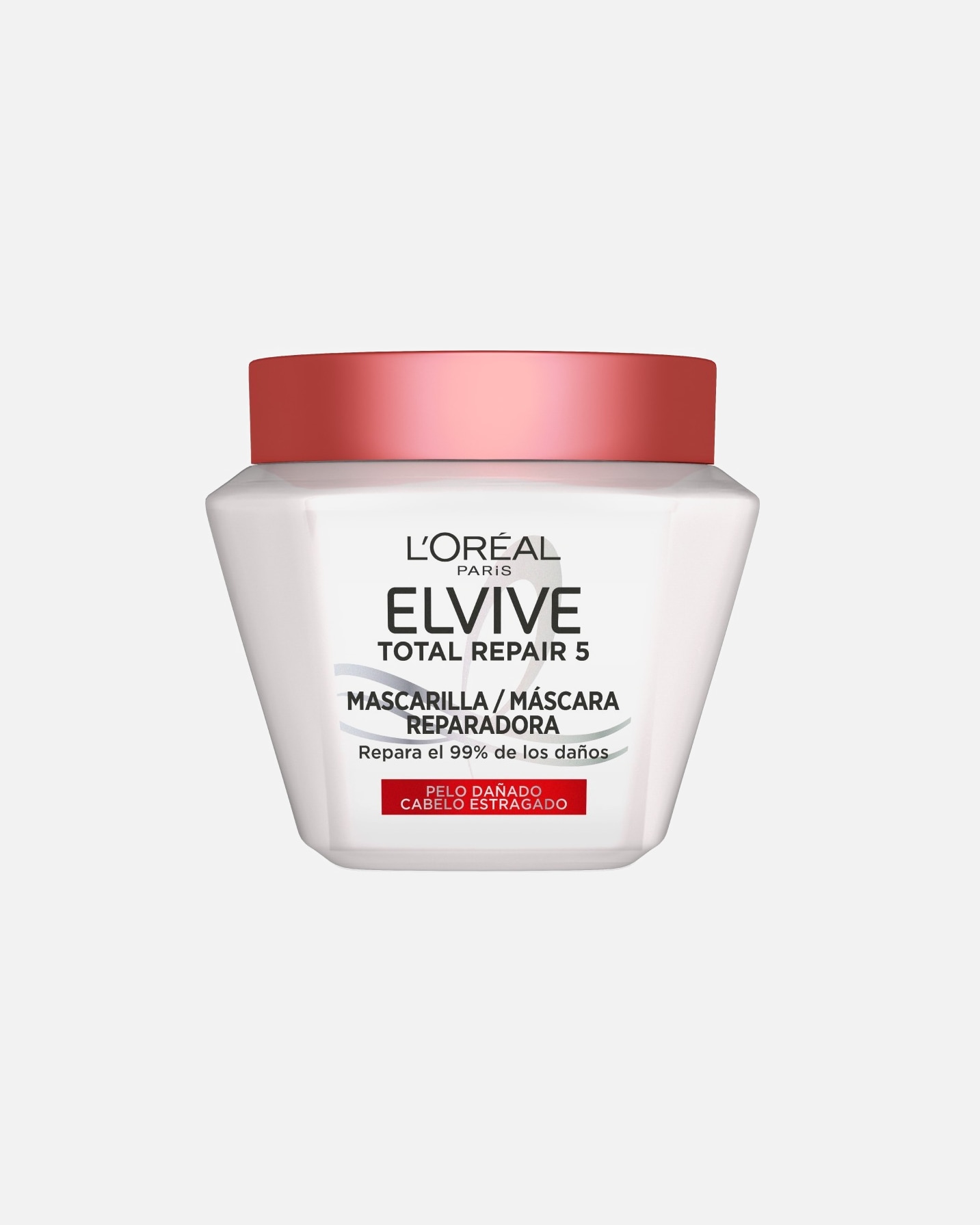 Mascarilla capilar para Unisex L’Oréal Paris Elvive Total Repair 5 Reparadora para el Pelo Dañado 300 ml
