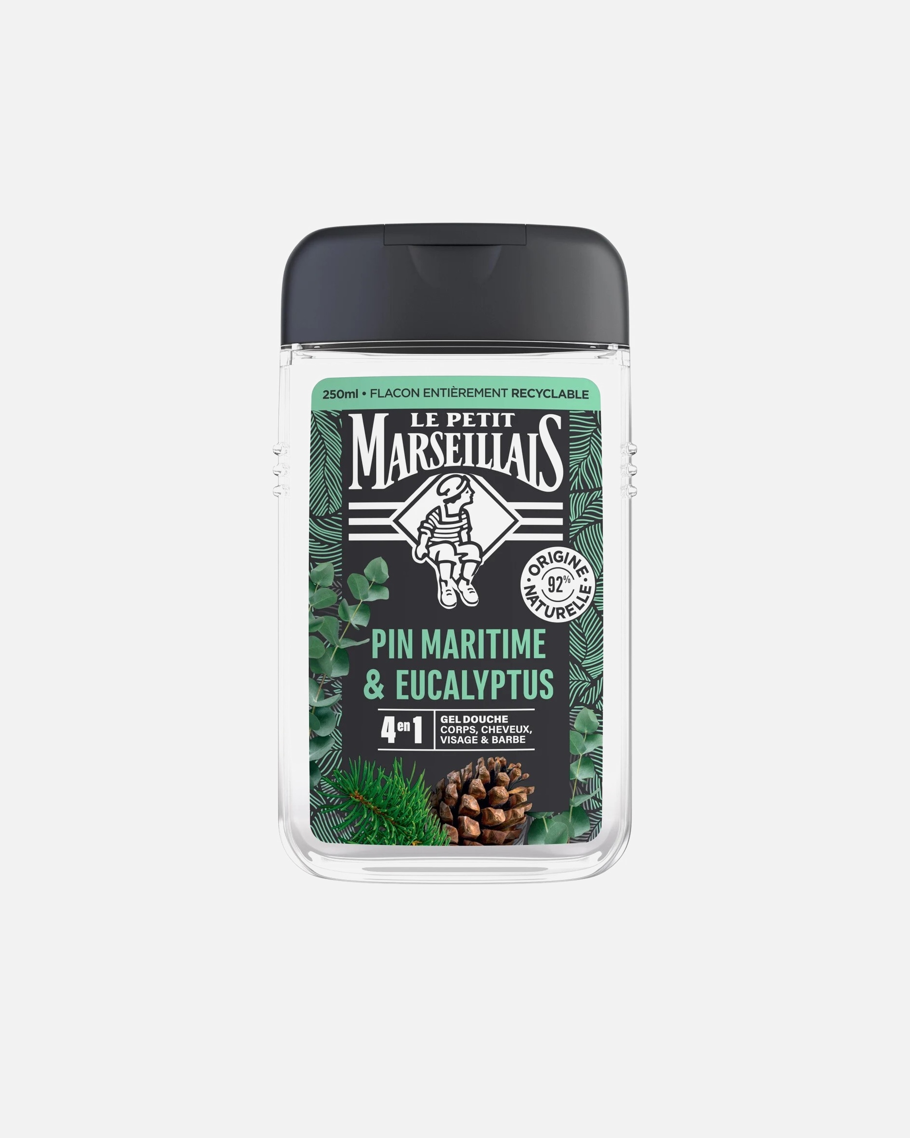 Gel de ducha para Hombre Le Petit Marseillais Pino Eucalipto 250 ml