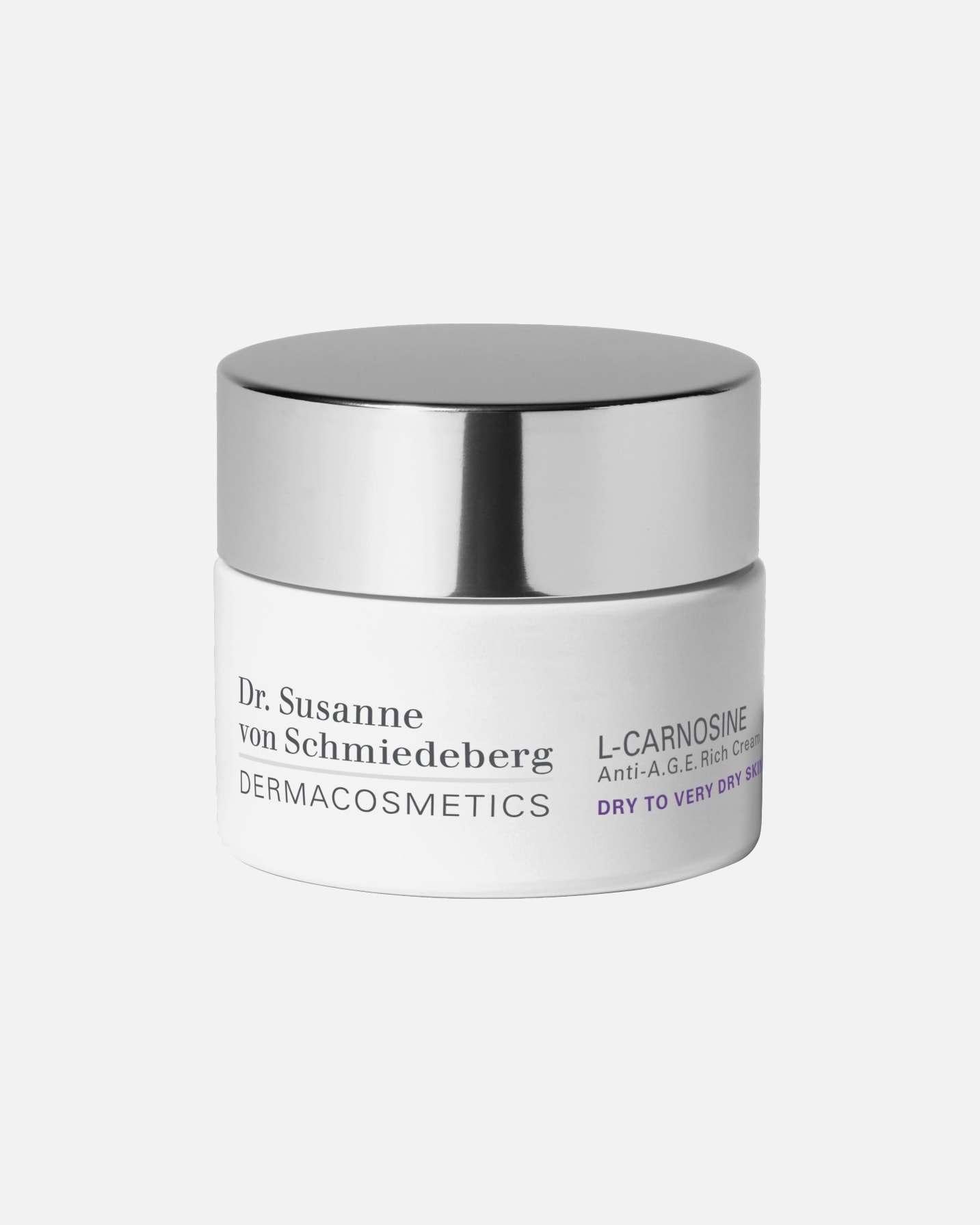 Crema facial para Unisex Dr. Susanne von Schmiedeberg L-Carnosine Anti-A.G.E. Rich Dry to Very Dry Skin 50 ml