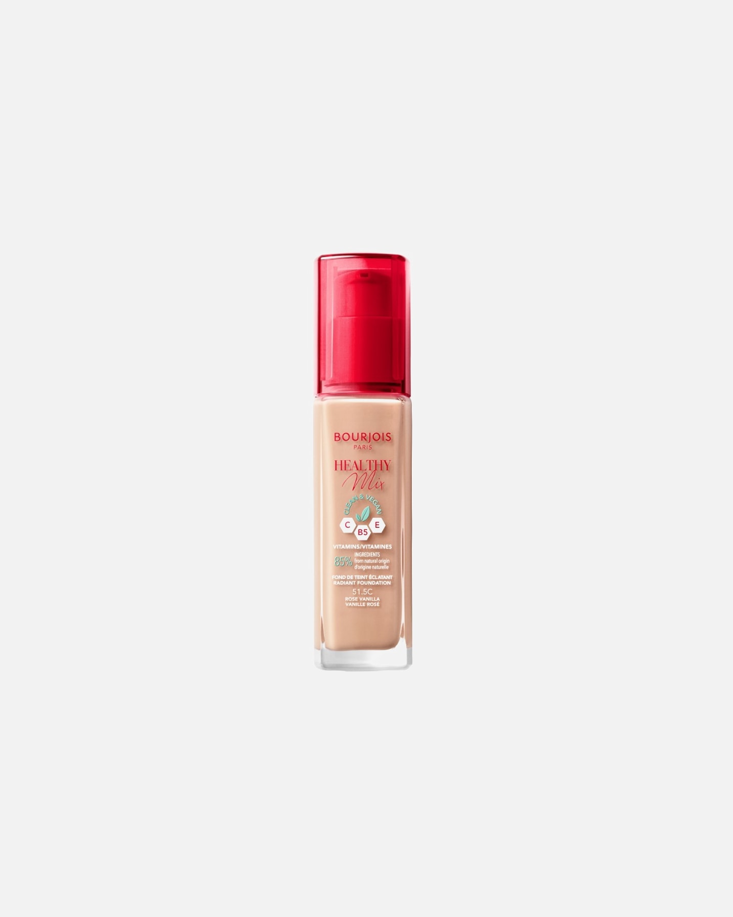 Base para Mujer Bourjois Healthy Mix Foundation 51.5 Rose Vanilla