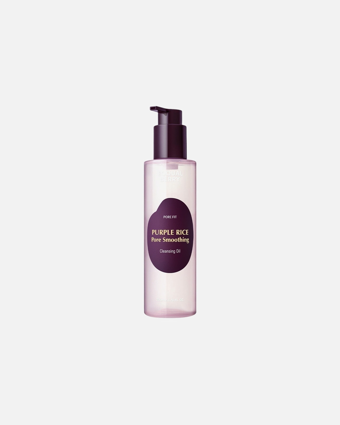 Aceite facial para Unisex Eqqualberry Purple Rice Pore Smoothing Cleansing Oil 200 ml