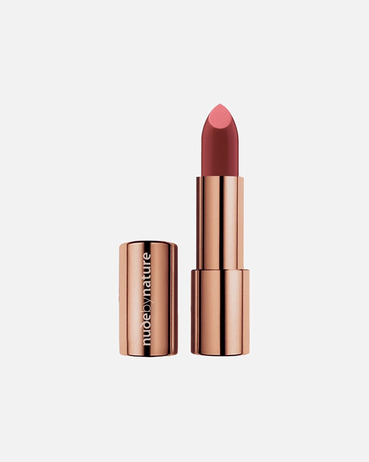 Barra de Labios para Unisex Nude by Nature Moisture Shine Lipstick Garnet