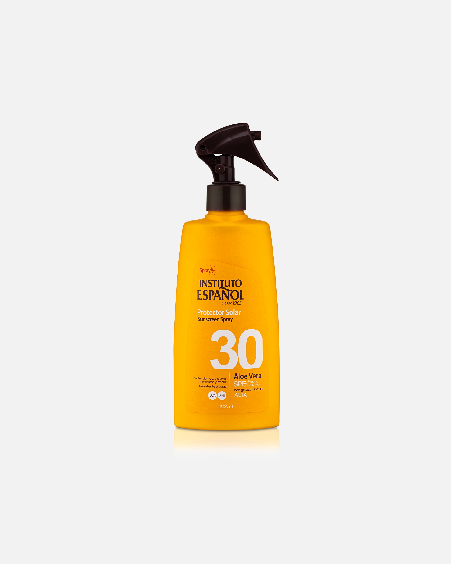 Spray solar para Unisex Instituto Español ALOE VERA SPF30+ 300 ml