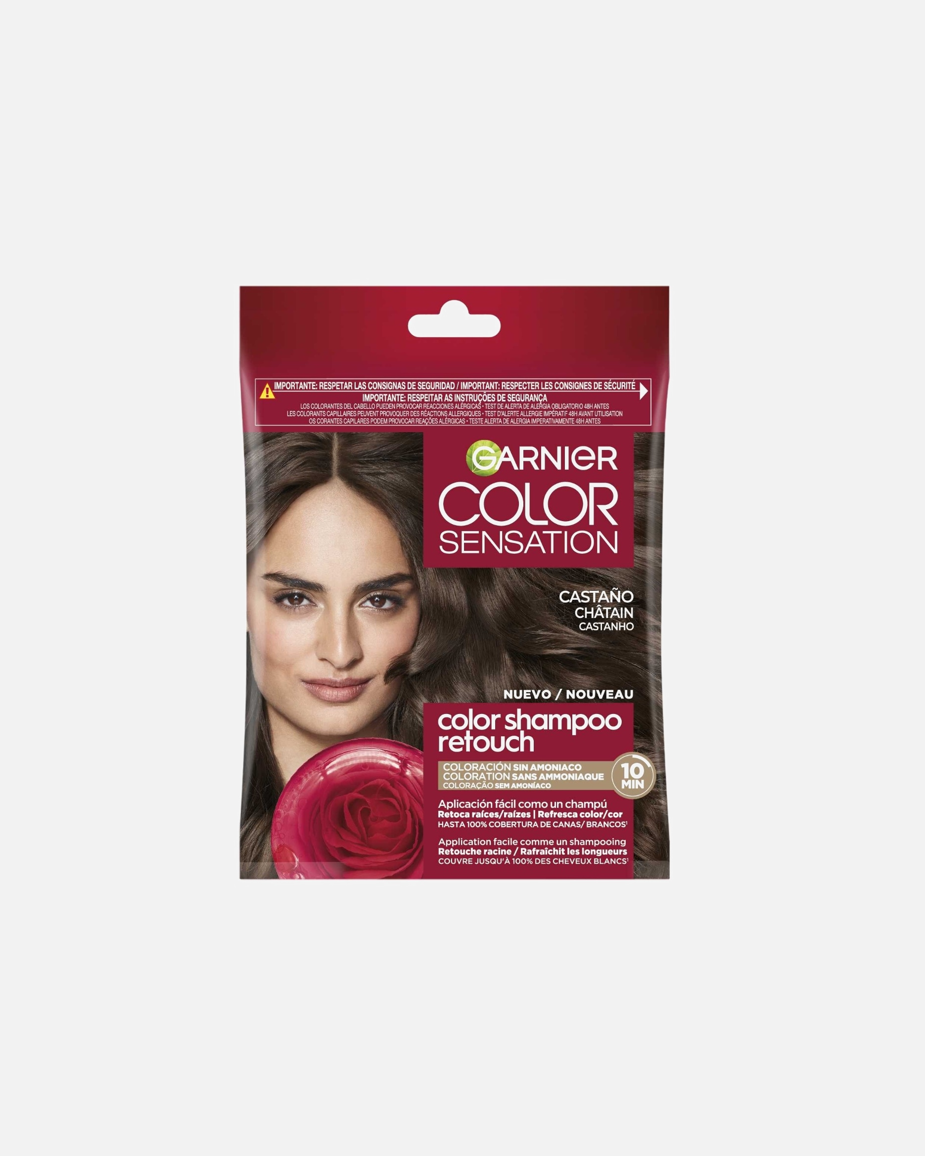 Tinte Capilar para Unisex Garnier Color Sensation Shampoo 4.0 BROWN