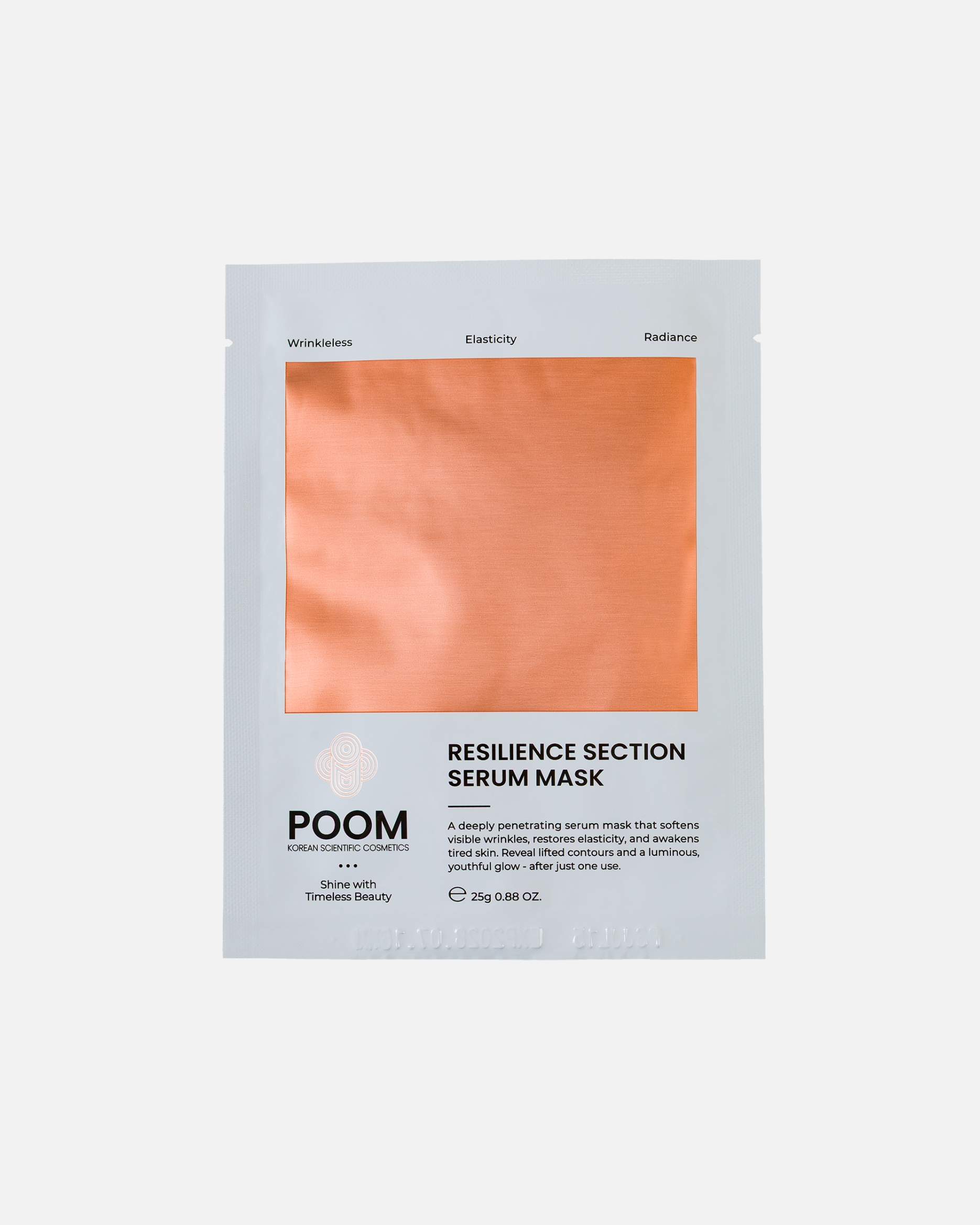 Mascarilla antienvejecimiento para Unisex POOM Resilience Section Serum 1x 25 g