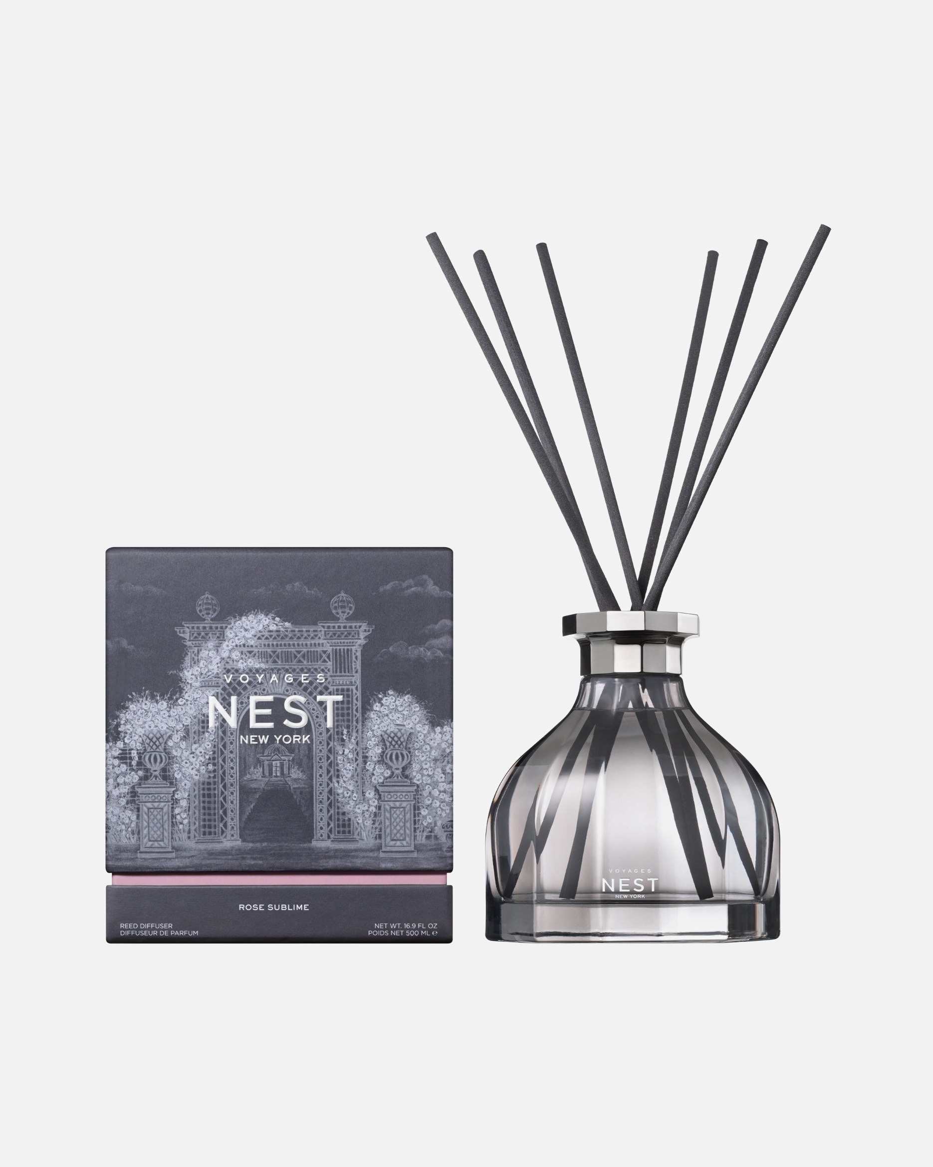Ambientador para Unisex NEST NEW YORK Default Brand Line Voyages Rose Sublime Reed Diffuser 500 ml