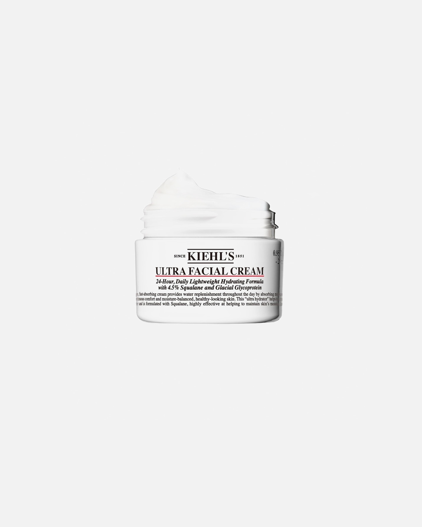 Crema facial para Unisex Kiehl’s Ultra Facial Hidratante 24H 28 ml