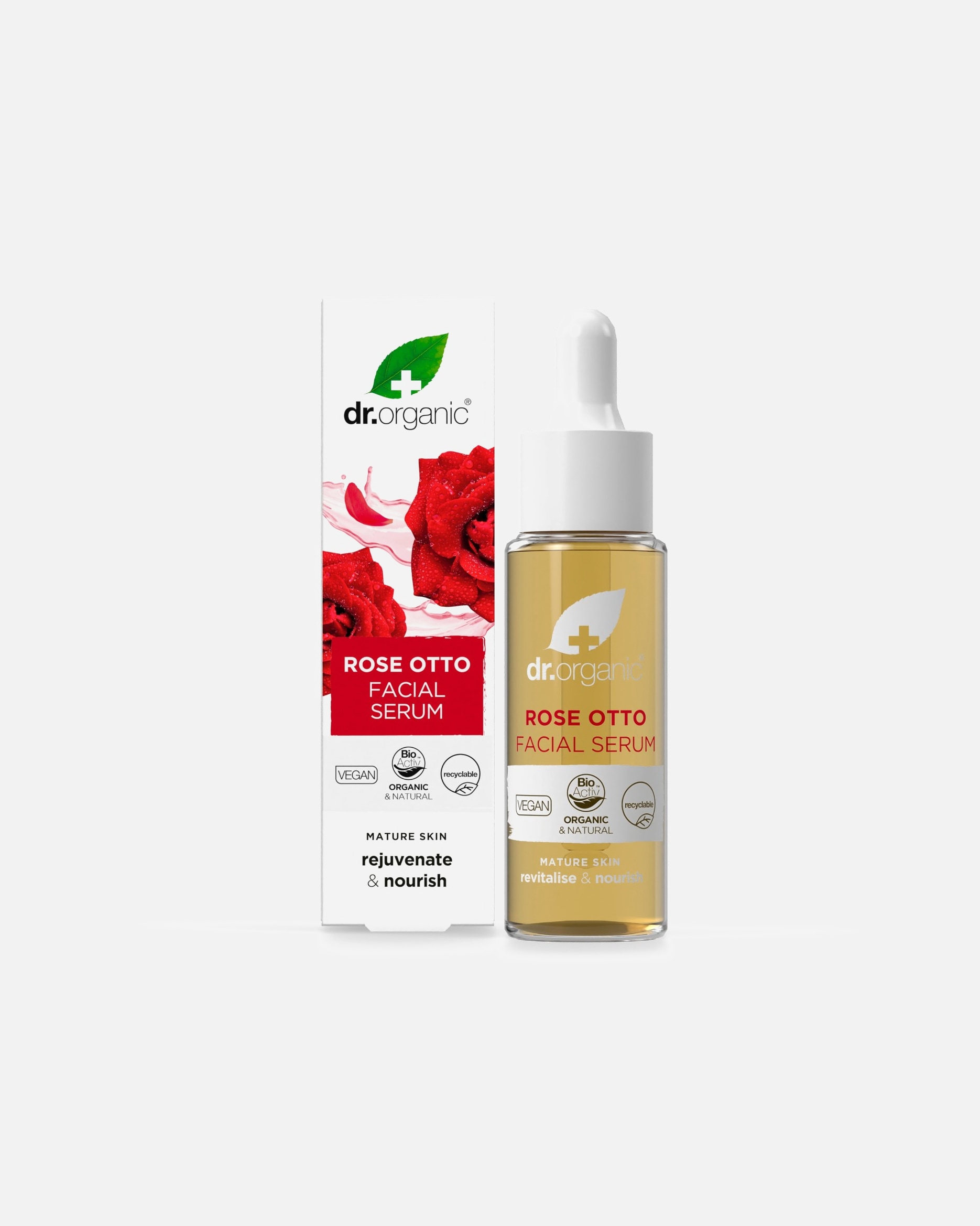 Suero hidratante para Unisex Dr. Organic Rose Otto Sérum Facial Damascena 50 ml