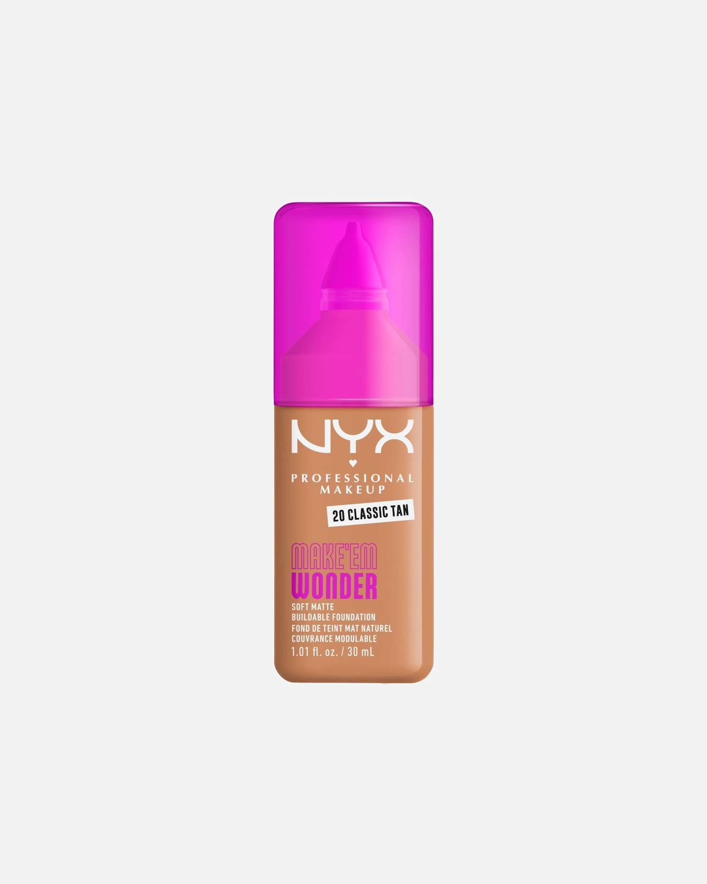 Base para Unisex NYX Professional Makeup Make'Em Wonder 20 - CLASSIC TAN
