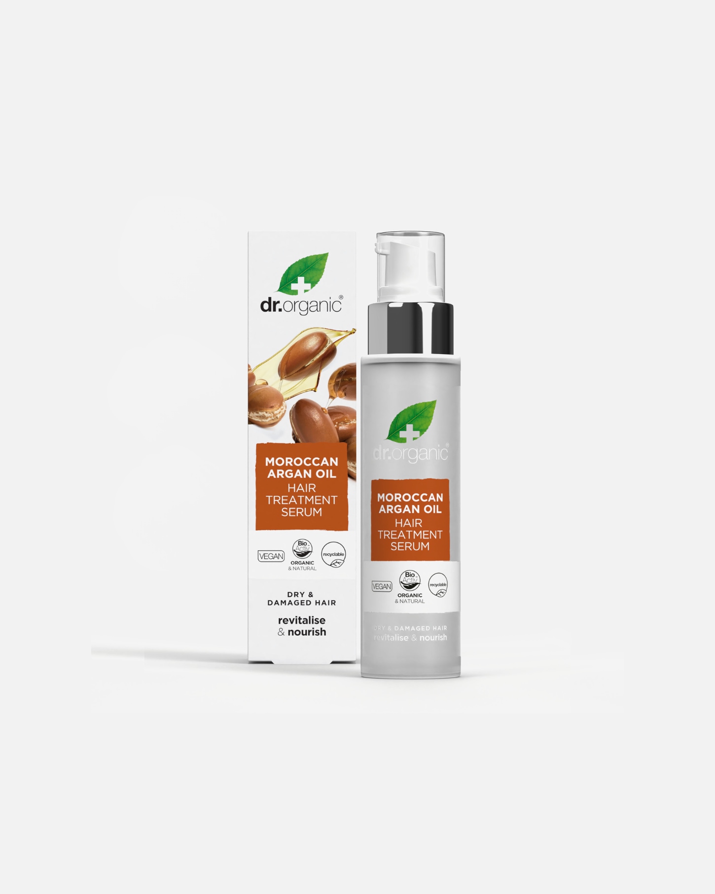 Suero capilar para Mujer Dr. Organic Moroccan Argan Oil Tratamiento 100 ML