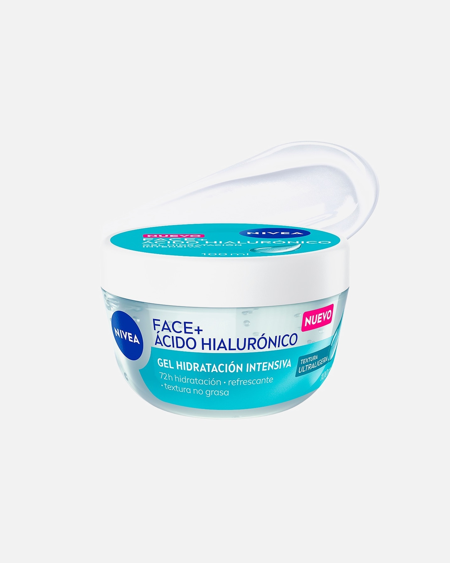 Gel de cara para Unisex NIVEA NIVEA Face+ Ácido Hialurónico Gel hidratación intensiva 100 ml