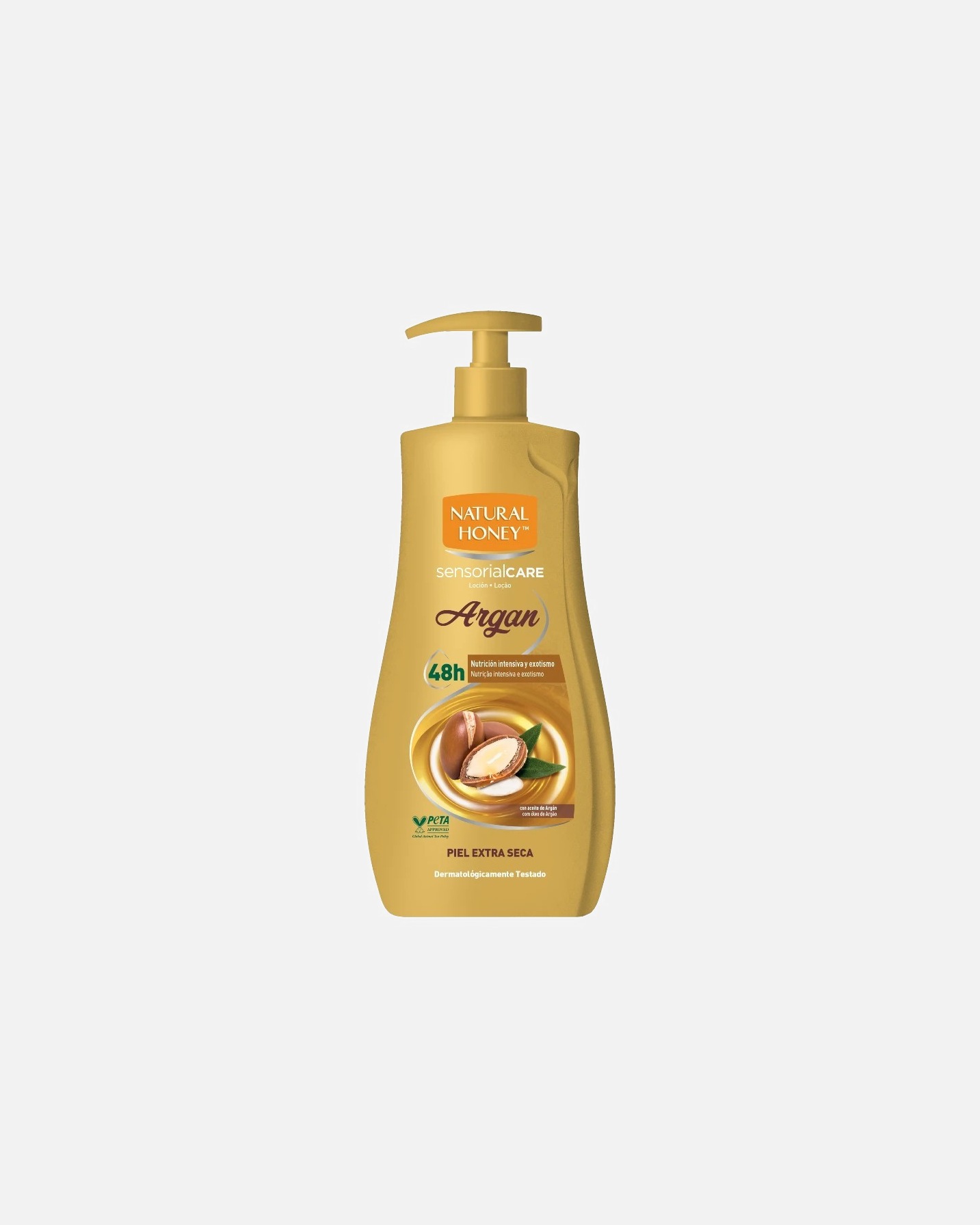Loción corporal para Unisex Natural Honey Sensorial Care Argán 600 ml