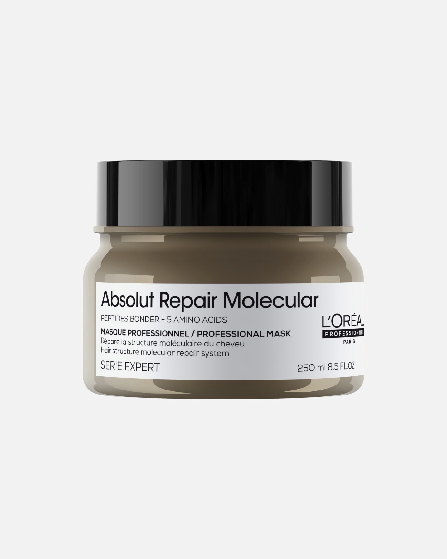 Mascarilla capilar para Unisex L´Oréal Professionnel Paris Absolut Repair Molecular MASCARILLA PROFESIONAL CONCENTRADA PARA TODO TIPO DE CABELLO DAÑADO 250 ml